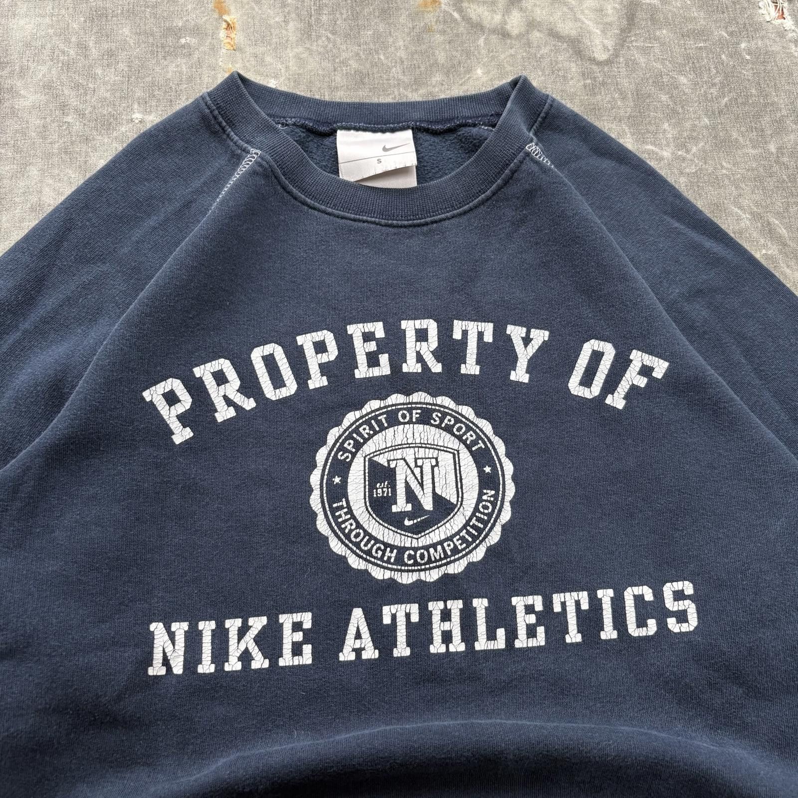 Nike Vintage Y2K Property Of Nike Athletics Sportswear Sweatshirt Size S / US 4 / IT 40 - 2 Thumbnail