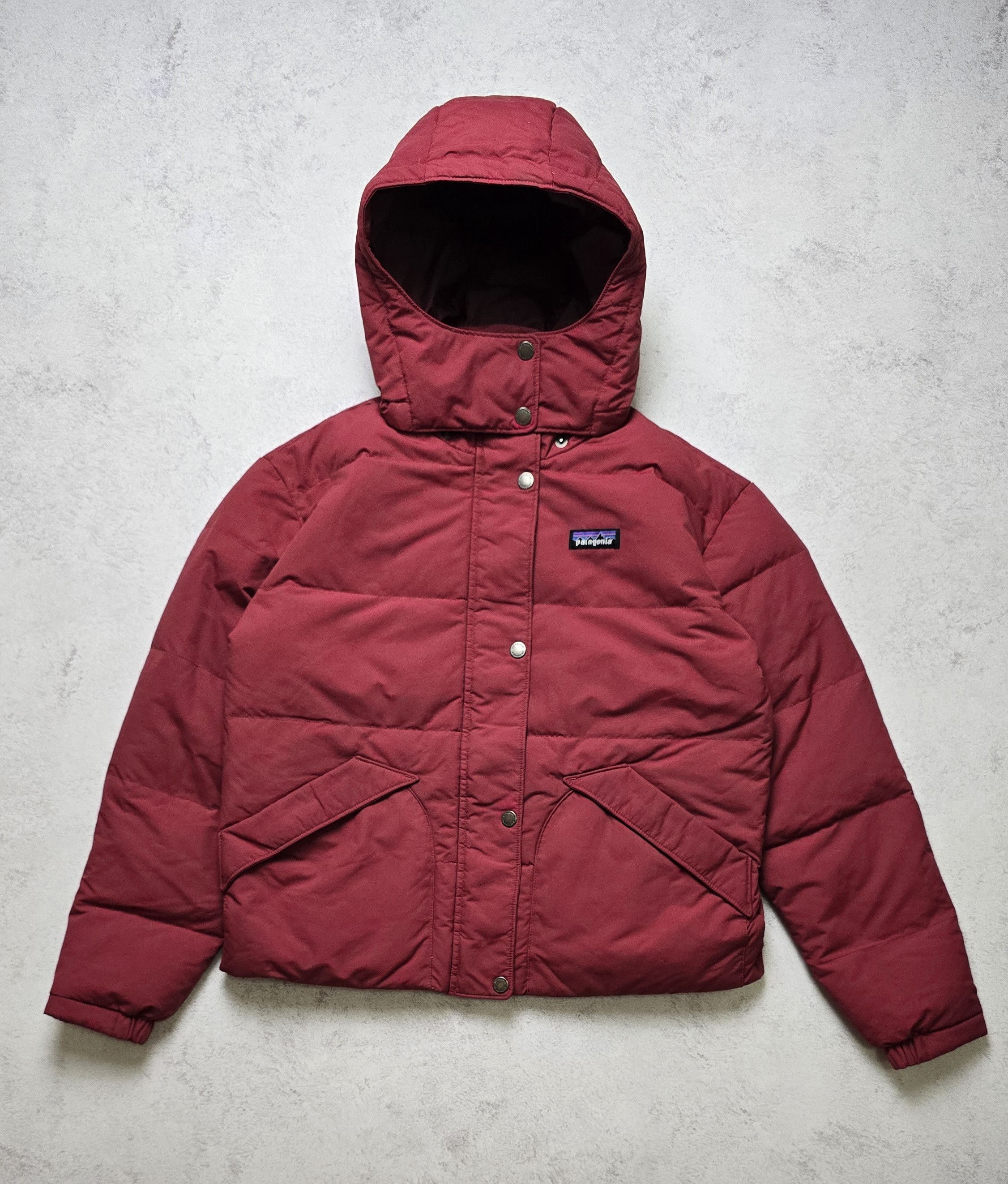 Patagonia Patagonia Hooded Down Puffer Jacket Cropped Winter Coat Size S / US 4 / IT 40 - 1 Thumbnail