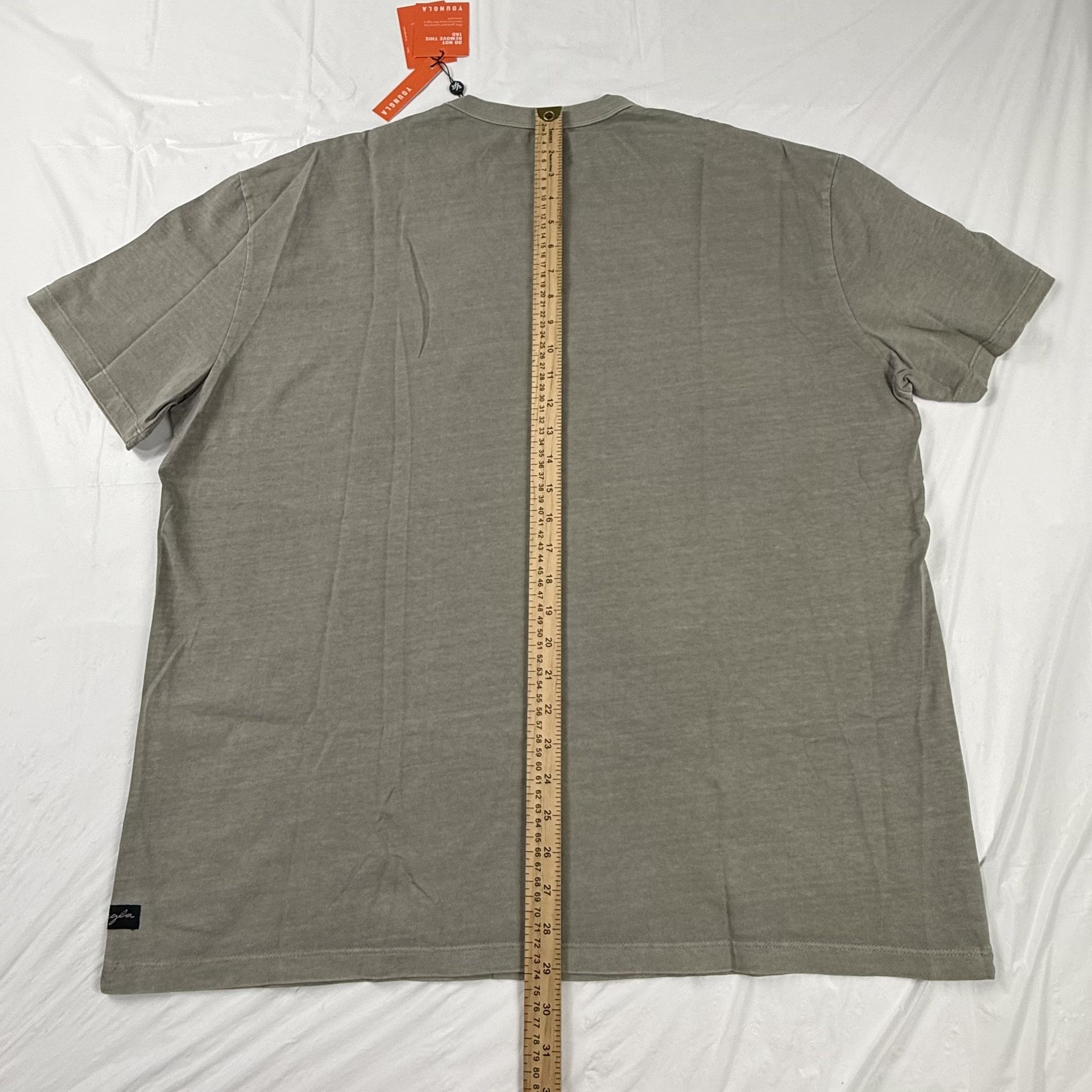 YoungLA YoungLA 472 Sage Wash T-Shirt Mens XXL New With Tags Cotton Size US XXL / EU 58 / 5 - 3 Thumbnail