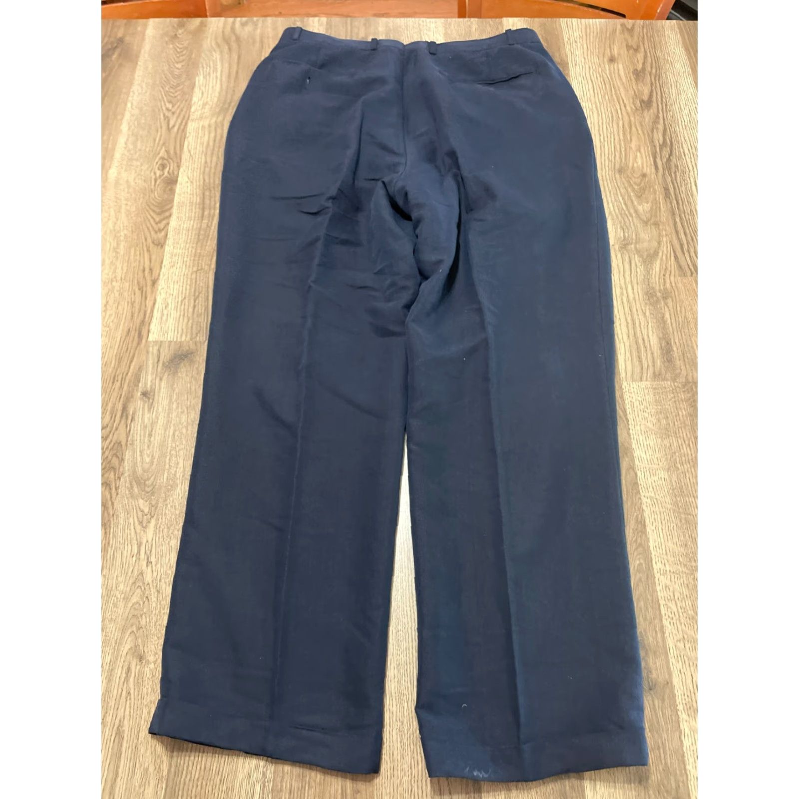 Vintage Grery Peters Golf Pants Men's Dress Pants 36x30 Blue Casual Regular Men Front Flat Front Straight Inseam 30 Size US 36 / EU 52 - 2 Thumbnail