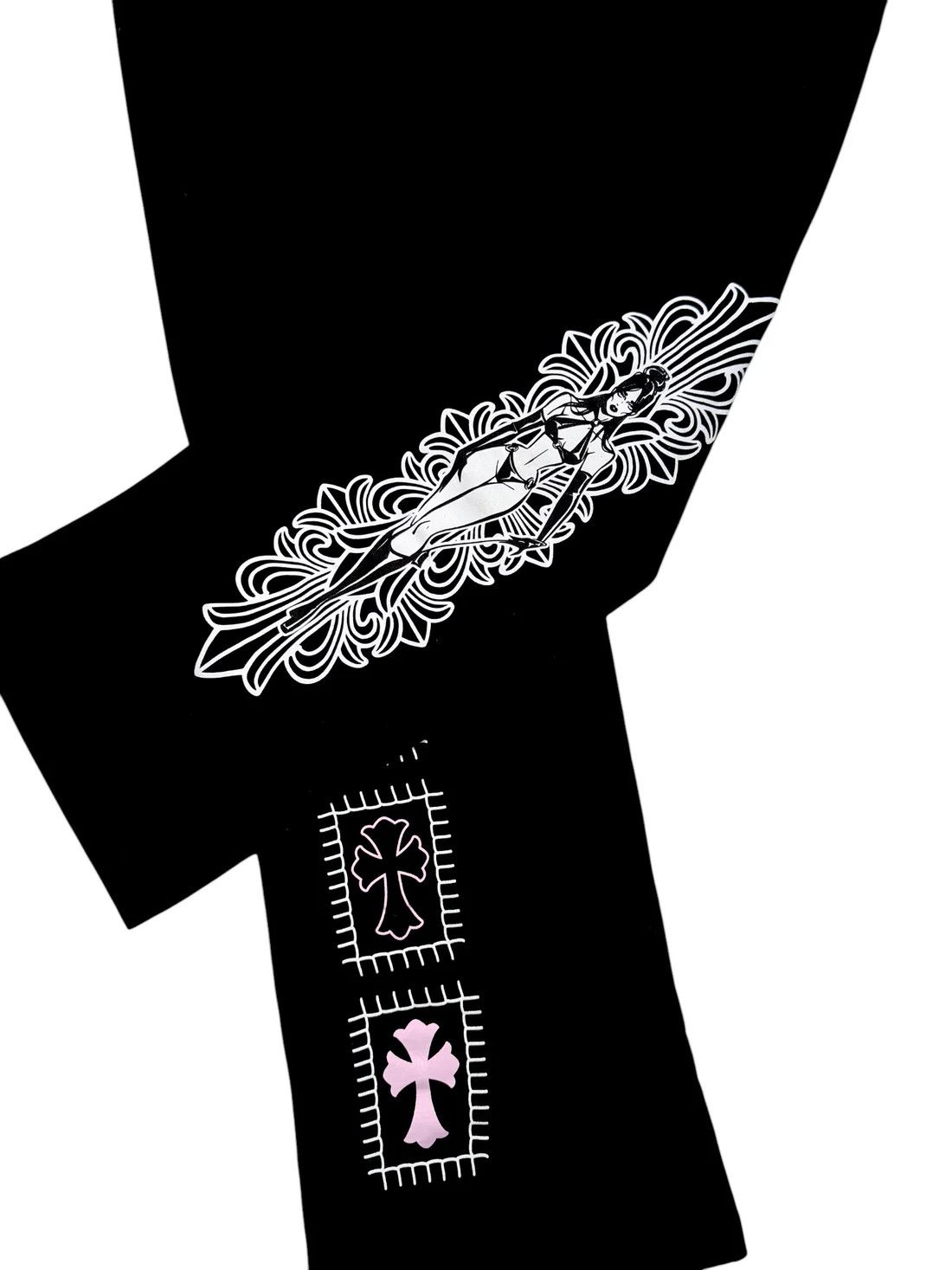 Chrome Hearts Deadly Doll Flare Sweatpants Size US 30 / EU 46 - 3 Thumbnail