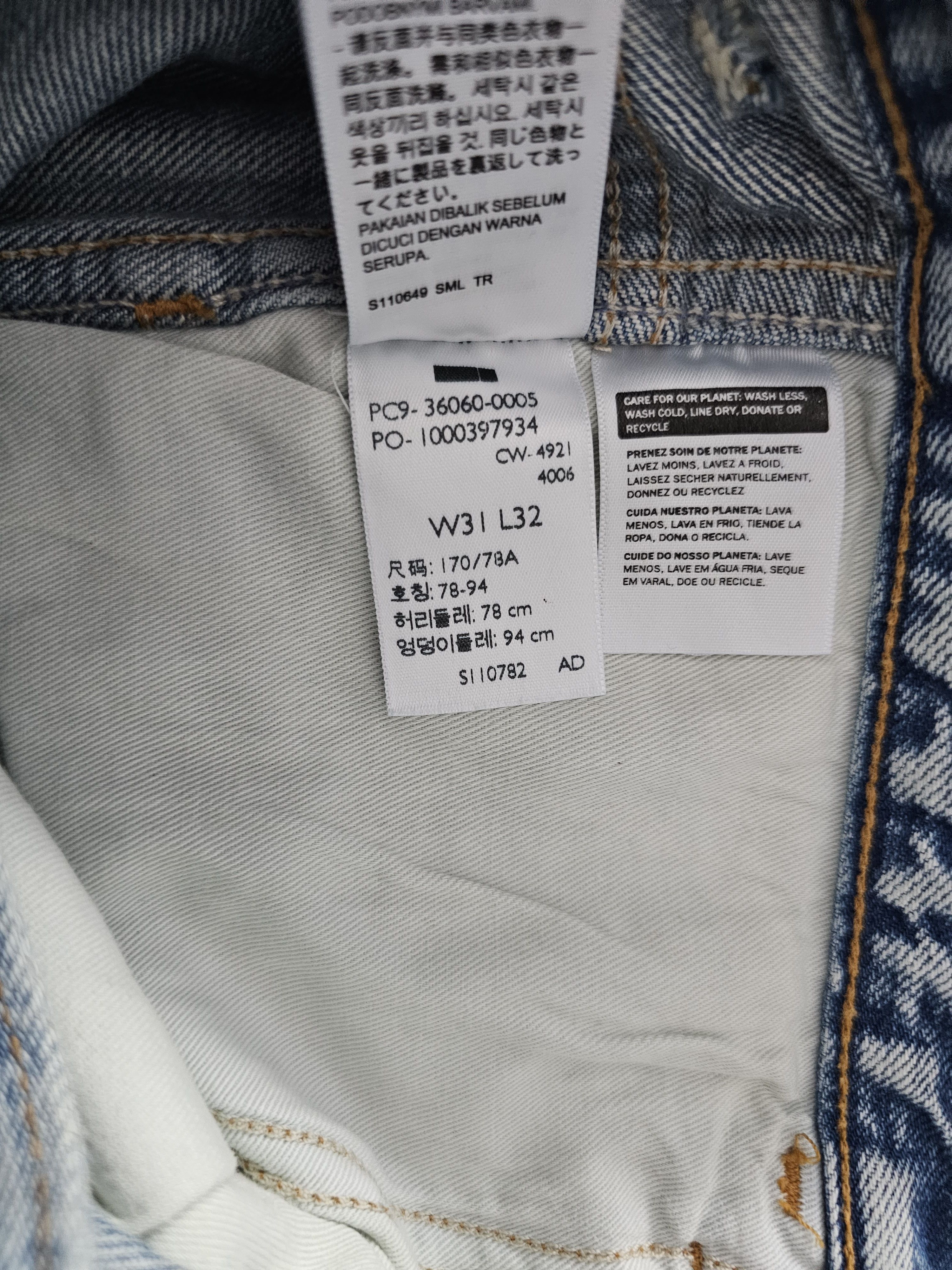 Levi's Vintage Clothing New LVC Levi's Vintage Clothing 1965 606 Denim Big E Size US 31 - 9 Thumbnail