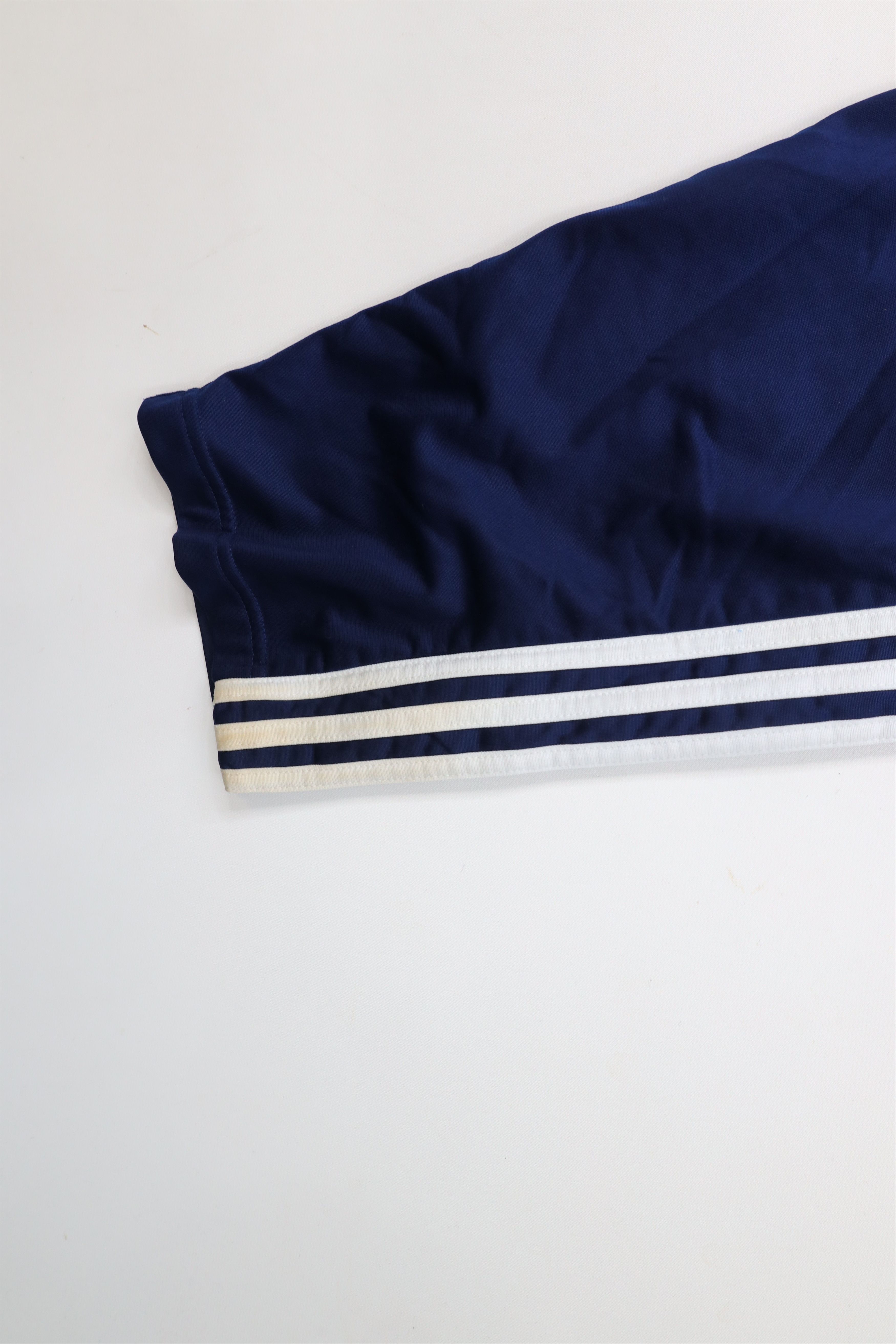 Adidas × Vintage Vintage 90s Adidas Spell Out Wide Leg Tearaway Pants Blue Size US 32 / EU 48 - 5 Thumbnail