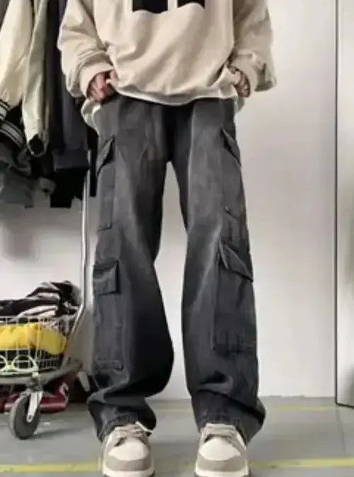 Japanese Brand Patchwork Washed Blue Flare Jeans Pants Size US 28 / EU 44 - 3 Thumbnail