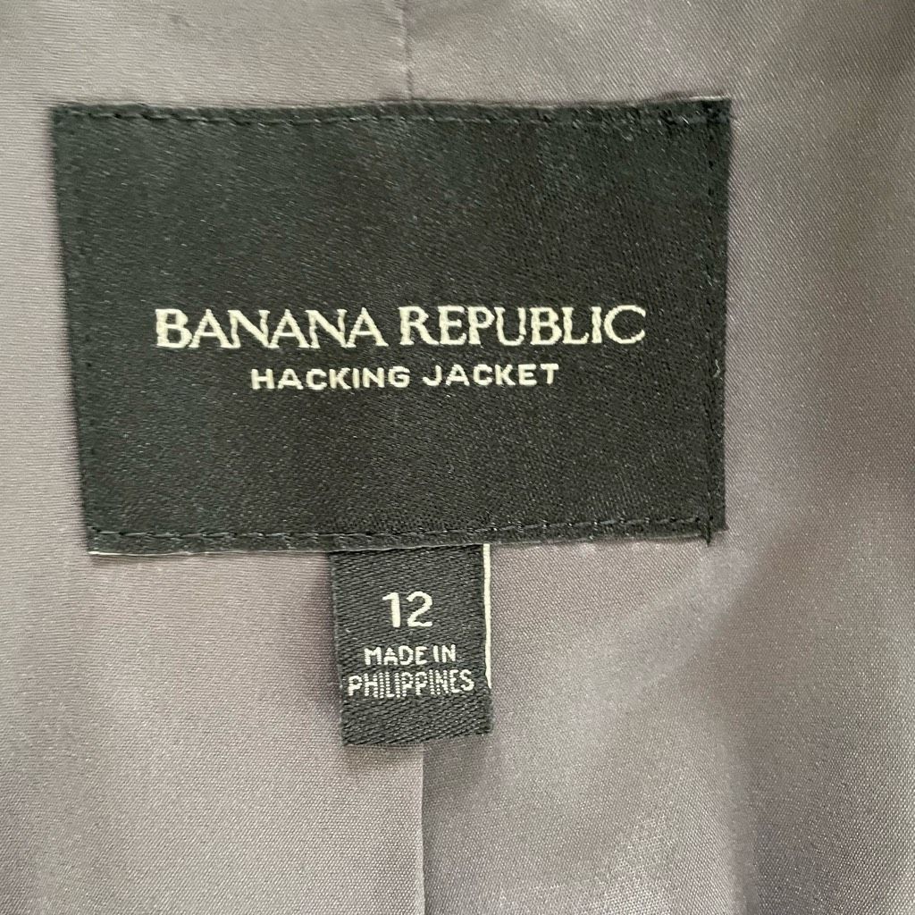 Banana Republic Banana Republic Wool H*cking Jacket Grey Tweed Blazer $170 12 Size XL / US 12-14 / IT 48-50 - 10 Thumbnail