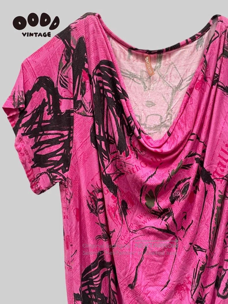 John Galliano John Galliano Graffiti T-Shirt Dress Size US S / EU 44-46 / 1 - 3 Thumbnail