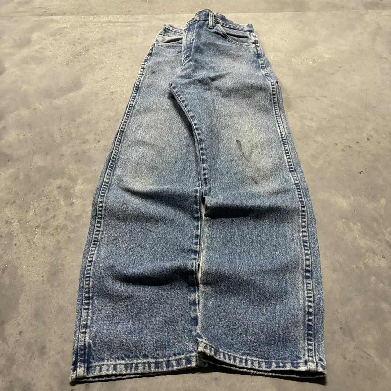 Japanese Brand × Vintage CrazyVintage Y2K/2000s Faded Medium Wash Essential Denim Jeans! Size US 30 / EU 46 - 3 Thumbnail