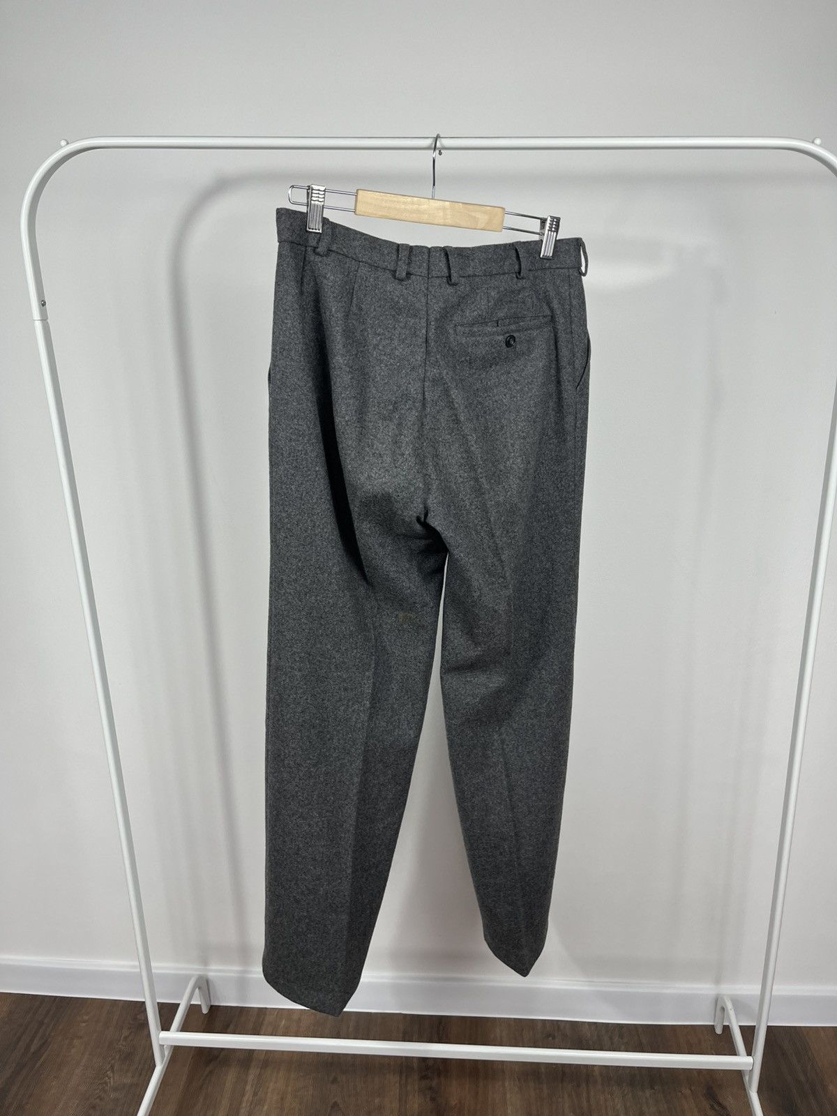Other Vintage Grey Wool Trousers Classic Tailored Pants Retro Size US 31 - 9 Thumbnail
