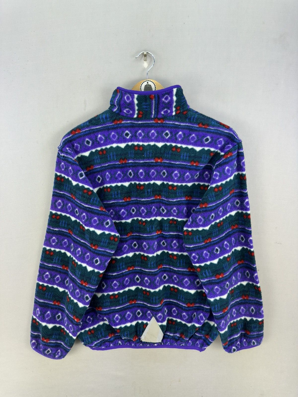 L.L. Bean Vintage 90’s L.L Bean Geo Print Fleece Pullover Jacket Size US M / EU 48-50 / 2 - 4 Thumbnail