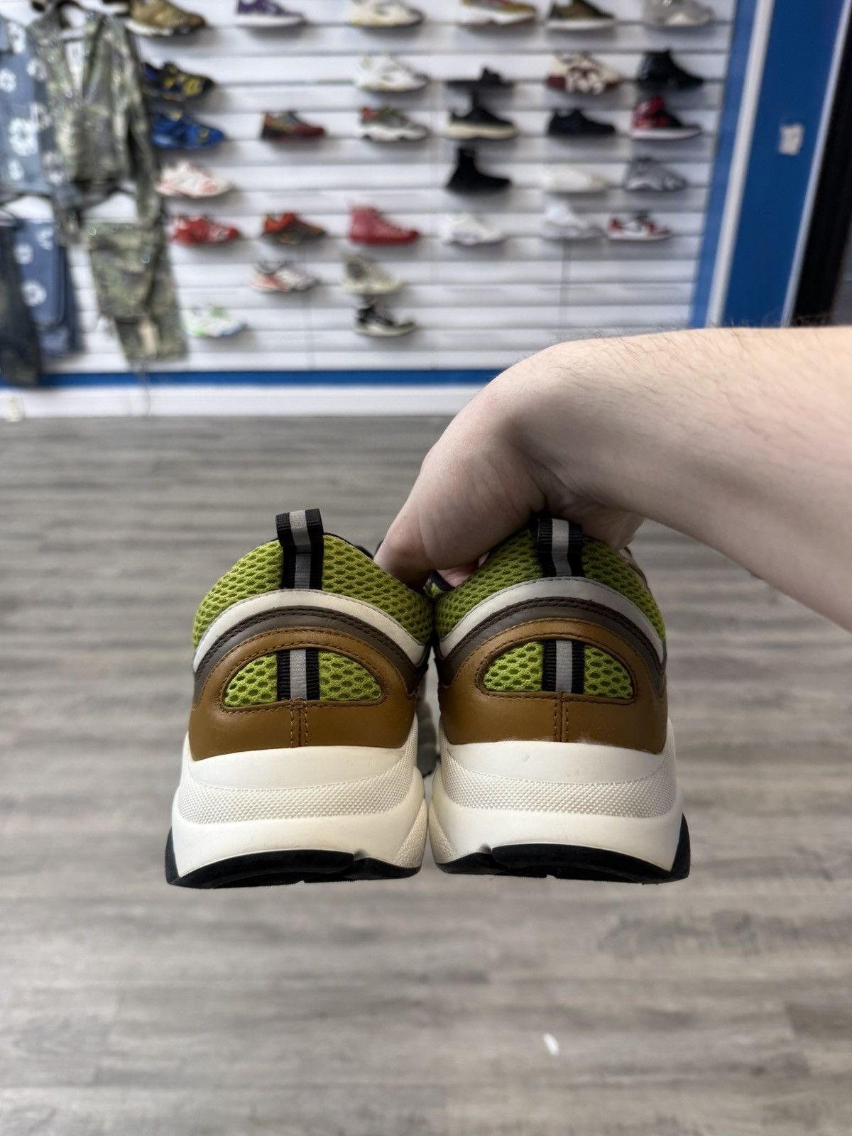 Dior Dior B22 - Green/Brown/White Size US 8 / EU 41 - 4 Thumbnail