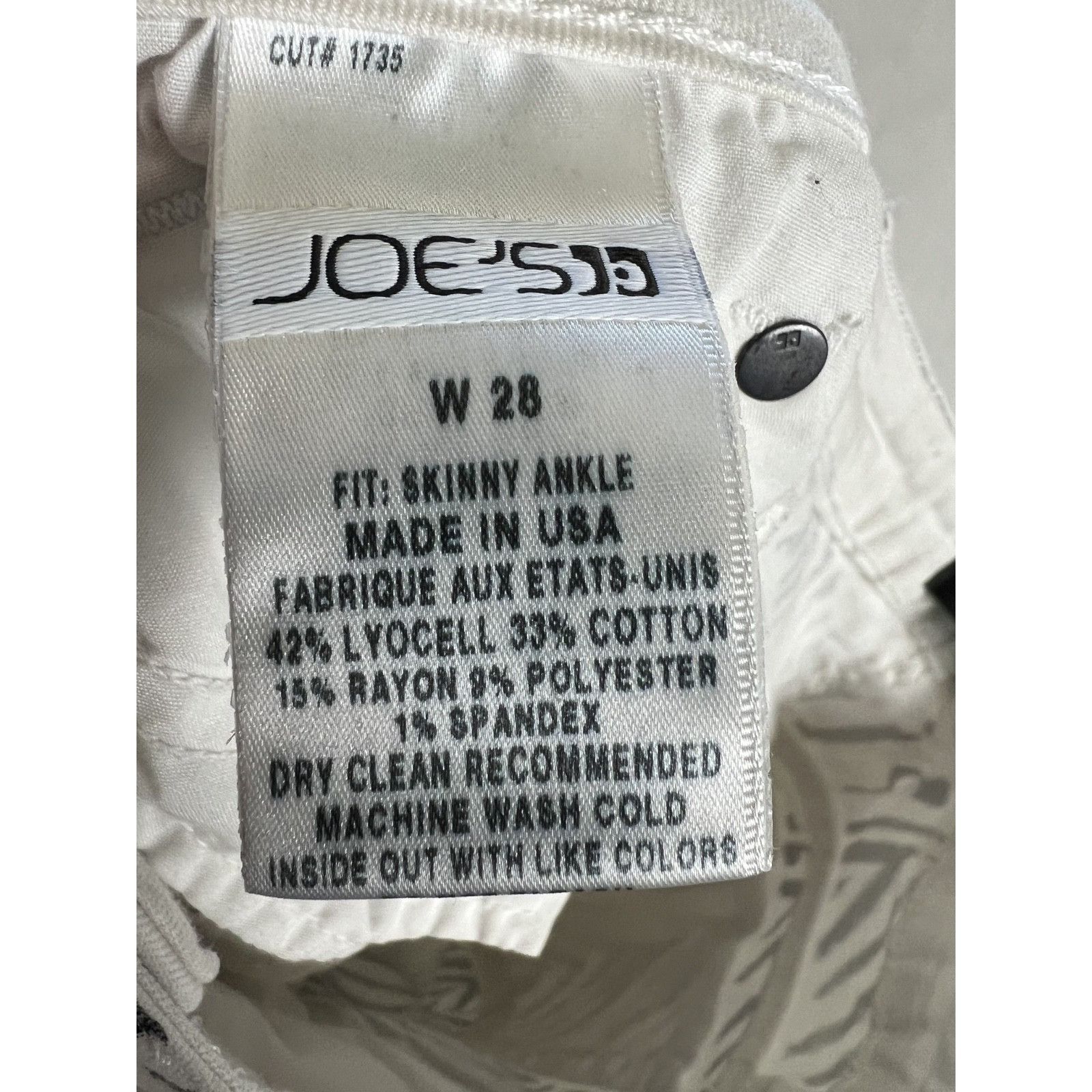 Joe's JOE'S Jeans Wood Grain Print Skinny Ankle Pants Black & Whit Size 28" / US 6 / IT 42 - 5 Thumbnail
