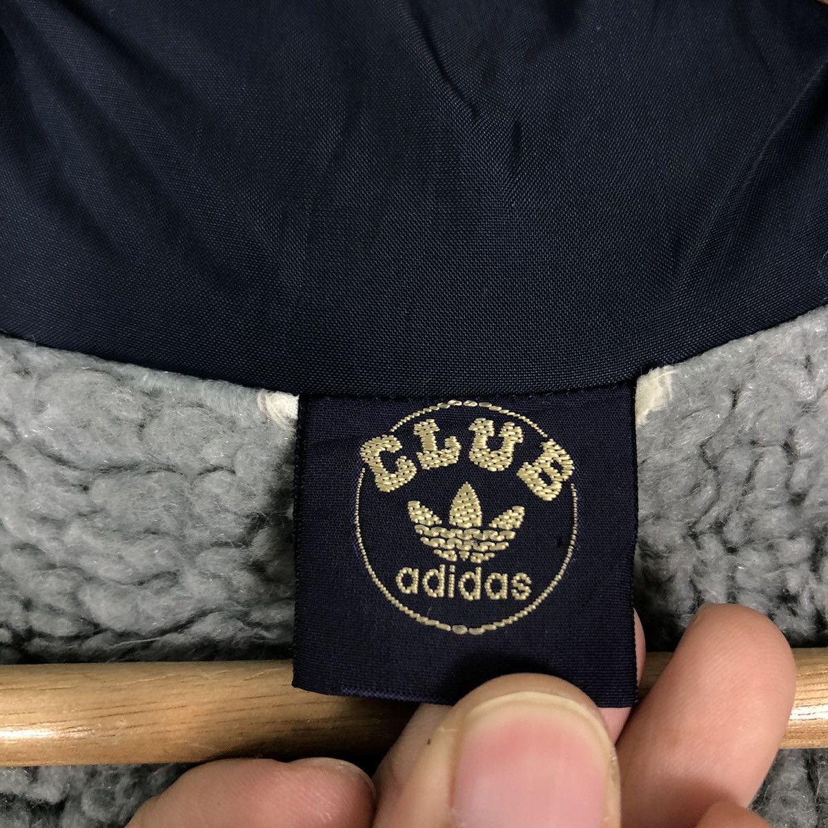 Adidas 🔥90’s Vintage Adidas Club Bomber Jacket Sherpa Lining Size US M / EU 48-50 / 2 - 15 Thumbnail