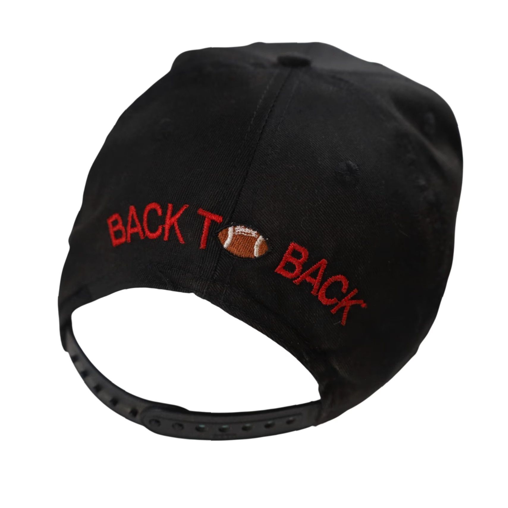 Champion VINTAGE Nebraska Huskers National Champions Snapback Hat Black Men OS Snapback Mens Black Size ONE SIZE - 4 Thumbnail