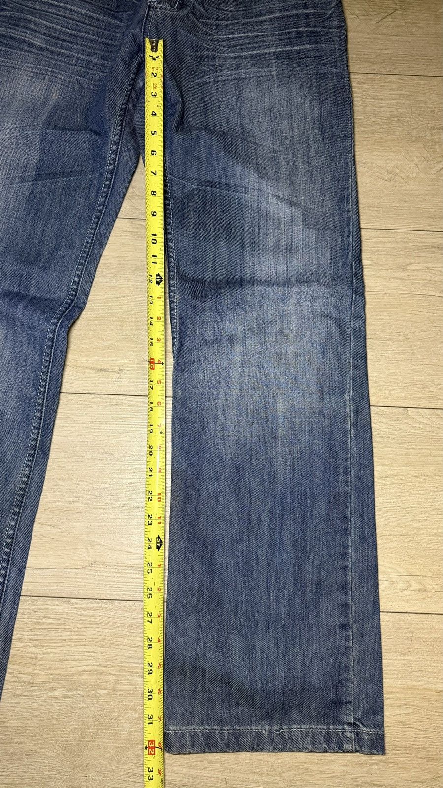JNCO Y2K 2000s Dragon Embroidered Preserve Straight Stacked Denim Size US 34 / EU 50 - 7 Thumbnail