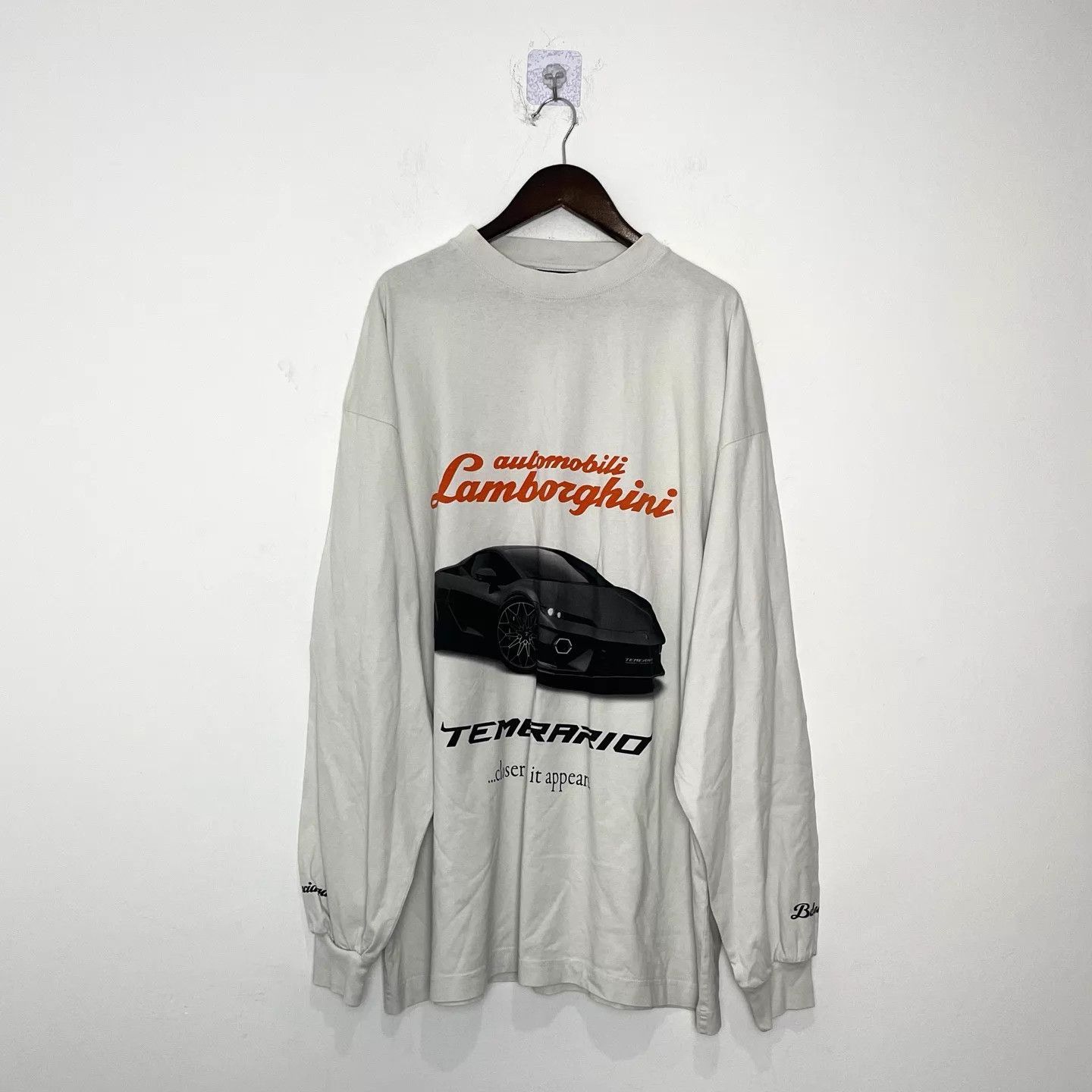 Balenciaga Balenciaga x Lamborghini Car Print Oversized SS Tee Size US M / EU 48-50 / 2 - 1 Thumbnail