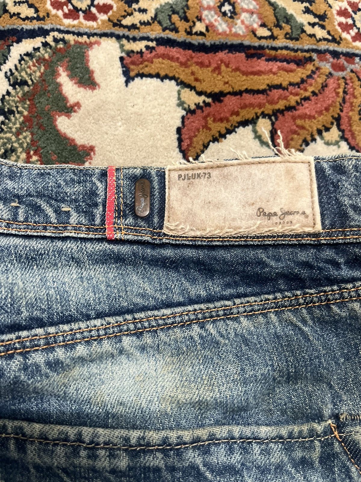 Pepe Jeans limited edition Pepe jeans 256/500 piece selvedge Size US 31 - 13 Thumbnail