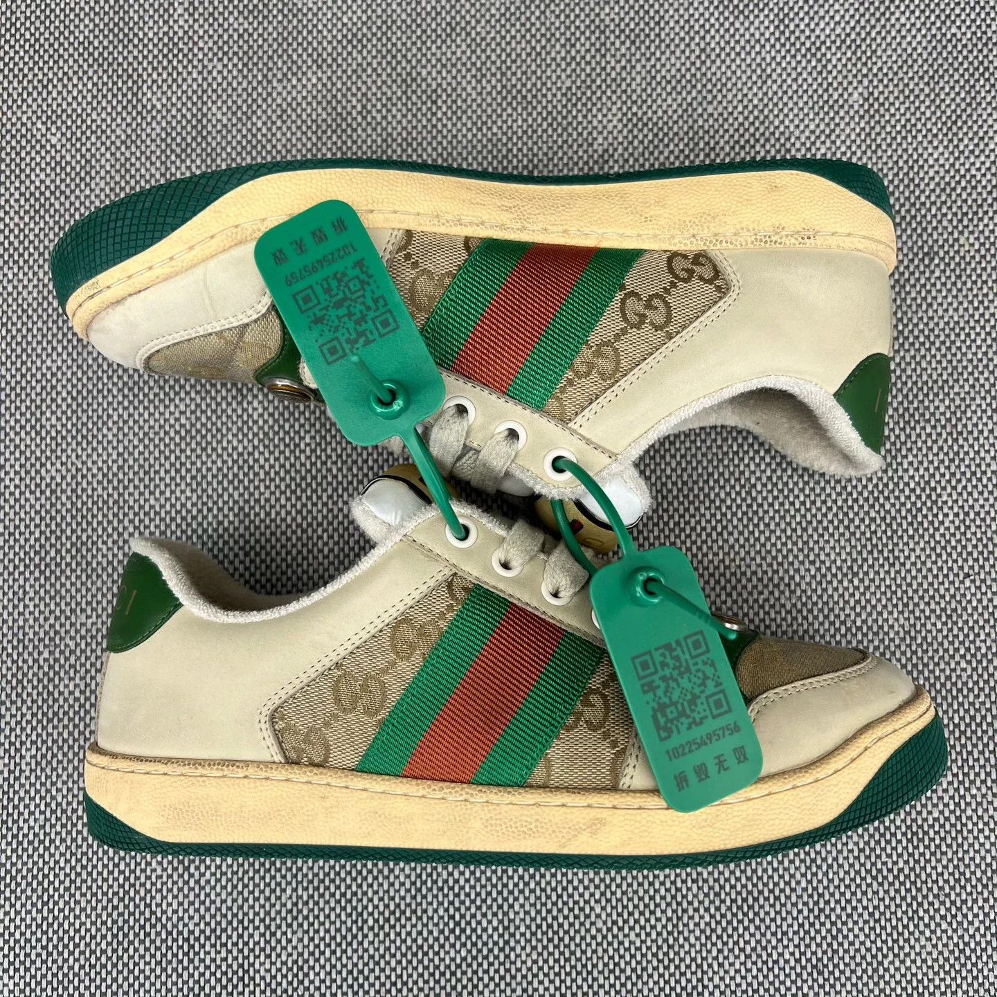 Gucci Gucci Rhyton Green Women's 36 New Worn 2x Size US 5 / IT 35 - 3 Thumbnail