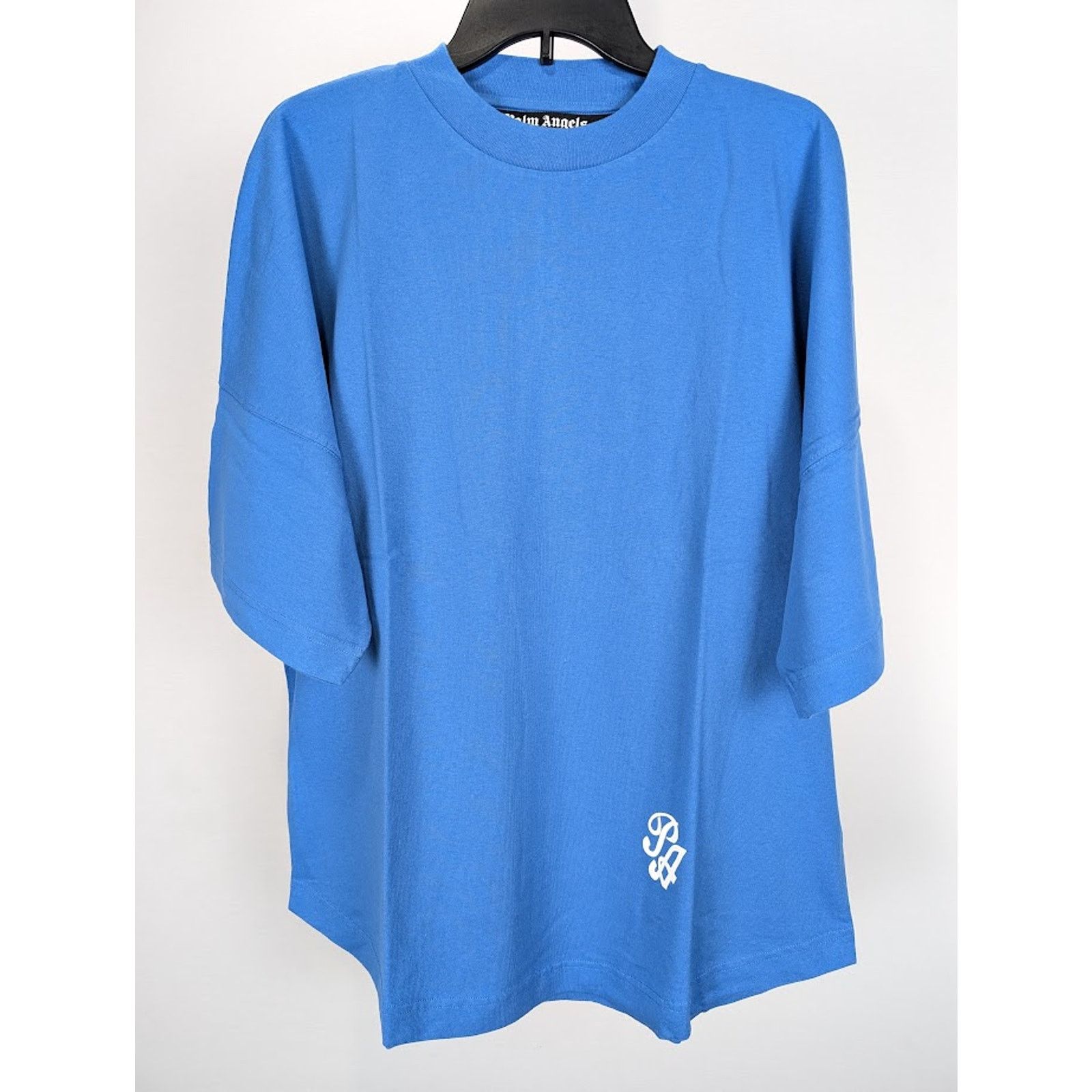 Palm Angels o1rshd1 Marine Logo Over T-Shirt in Blue / White Size US S / EU 44-46 / 1 - 4 Thumbnail