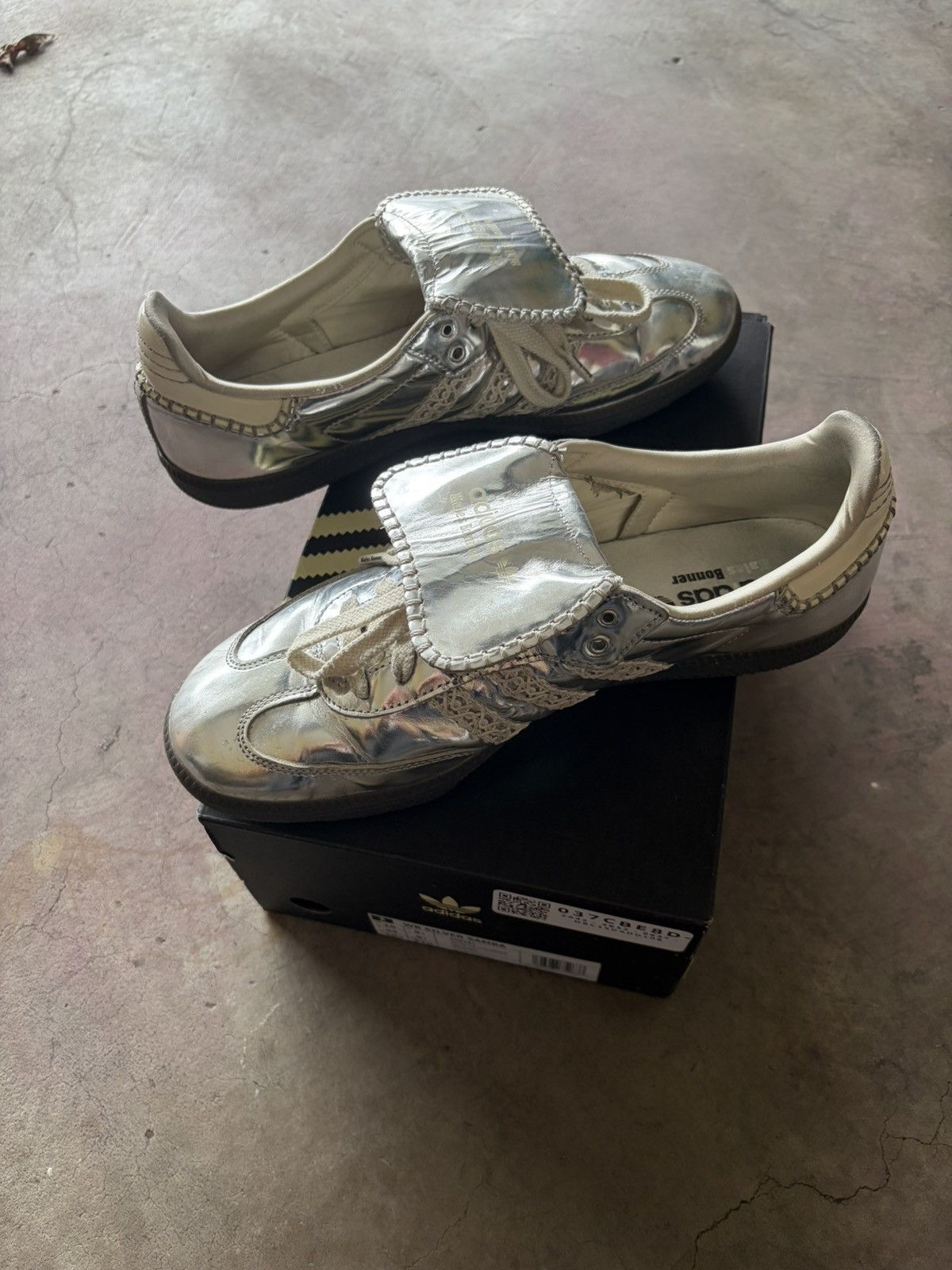 Adidas × Wales Bonner Silver Wales Bonner Samba Size US 10 / EU 43 - 5 Thumbnail