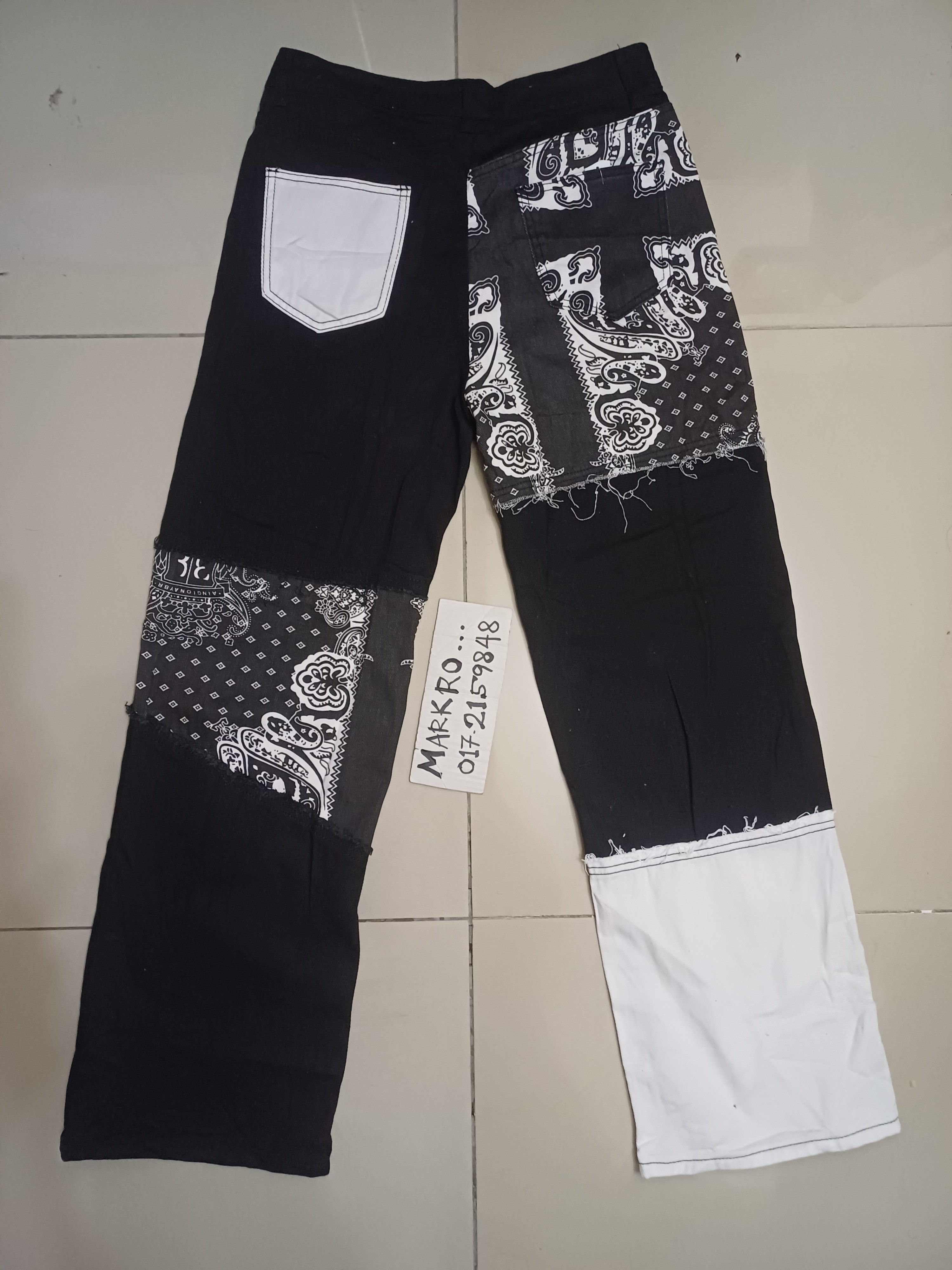 Art Comes First Crazy patchwork baggy jeans 🔥🔥🔥 Size US 32 / EU 48 - 3 Thumbnail