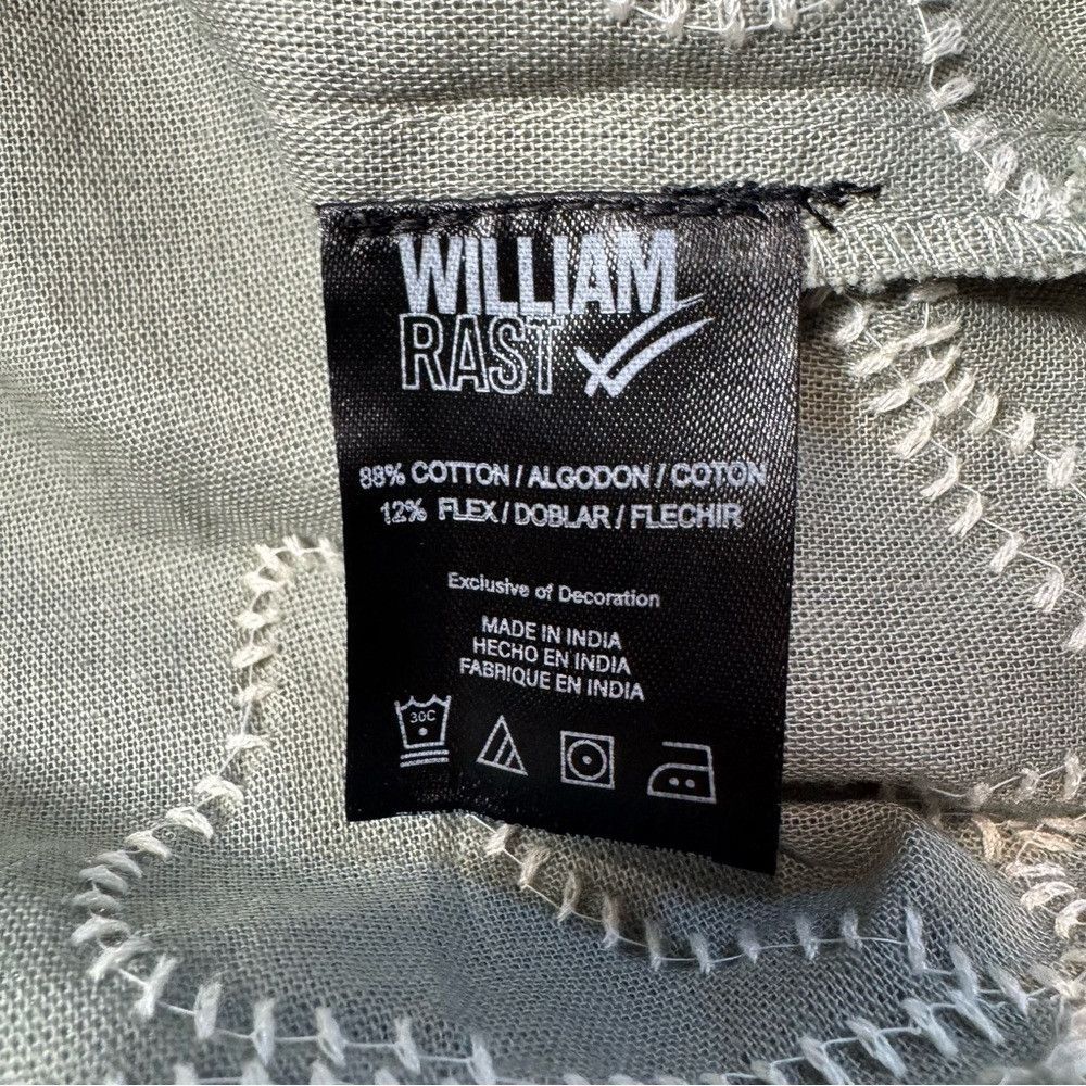 William Rast NWT New $99 William Rast Grey Floral Embroidered Cotton Shi Size US M / EU 48-50 / 2 - 6 Thumbnail