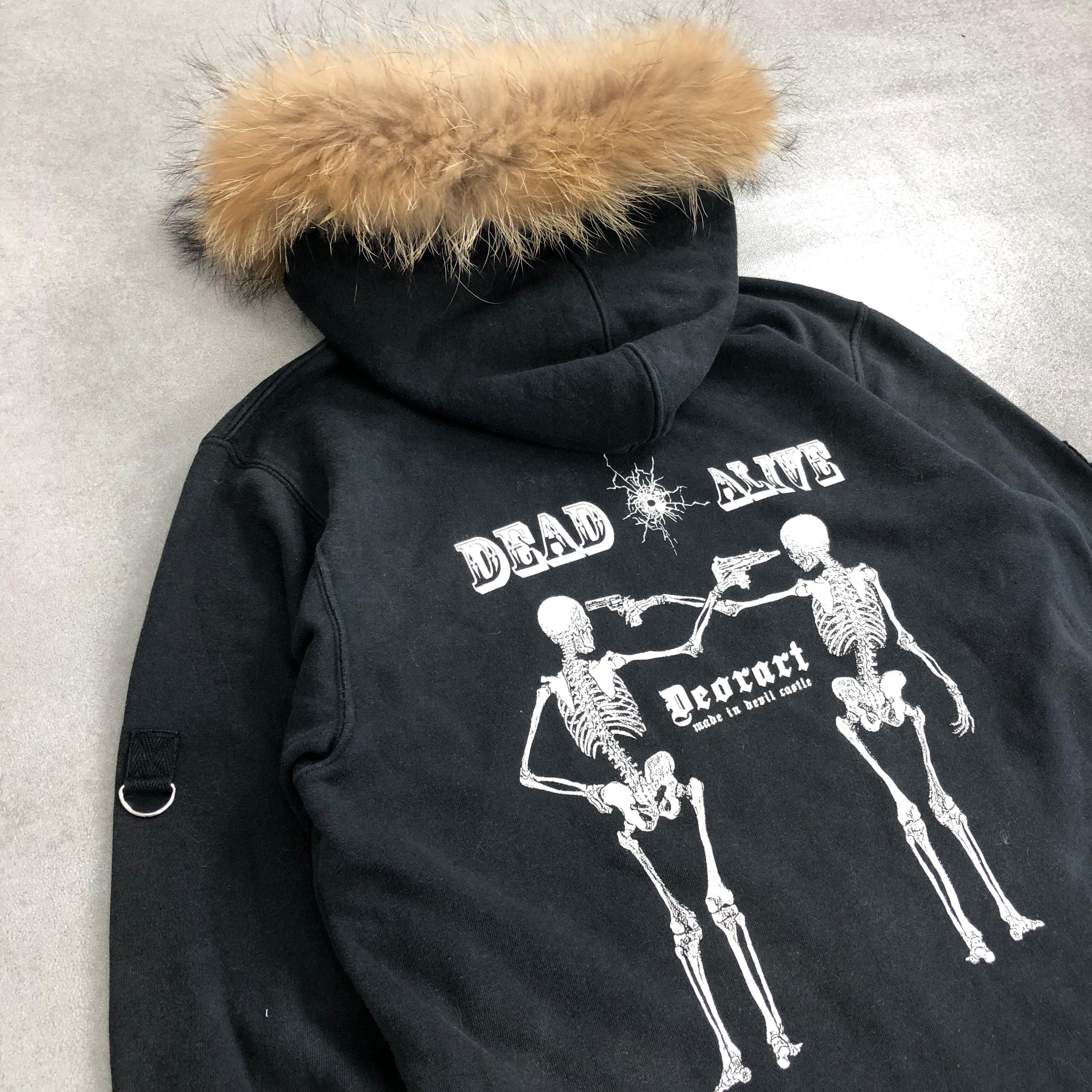 Japanese Brand 2000s Deorart Dead Alive Fur Zip Hoodie Ifsix Kmrii Style Size US L / EU 52-54 / 3 - 15 Thumbnail