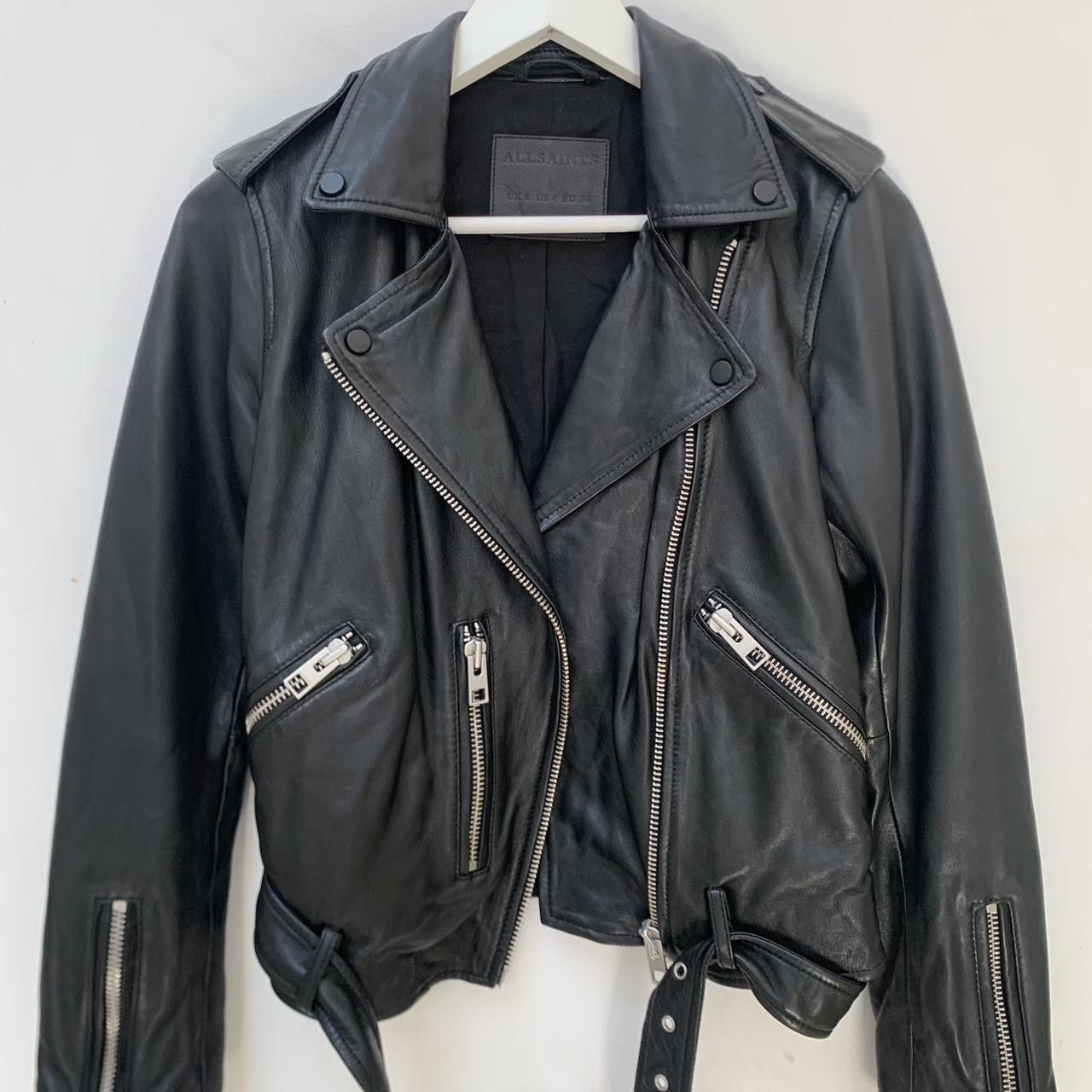 Allsaints Black AllSaints leather jacket Size XS / US 0-2 / IT 36-38 - 1 Thumbnail