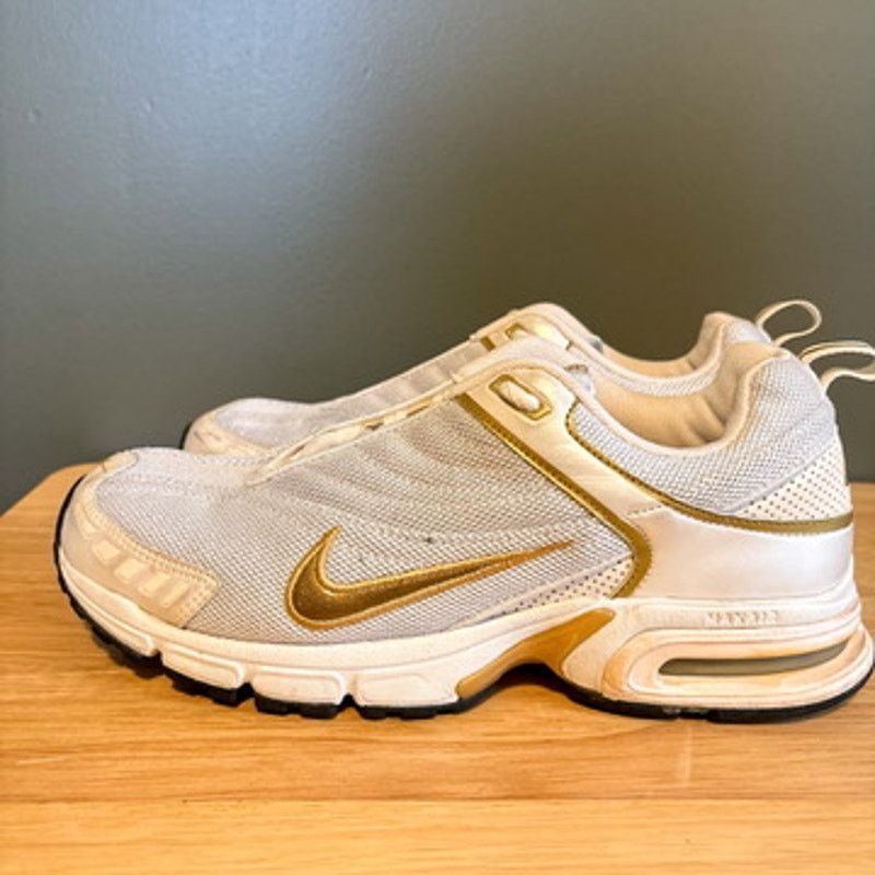 Nike Nike BRS 1000 Max Air White Gold 2007 Athletic Shoes 8.5 Size US 8.5 / IT 38.5 - 6 Thumbnail