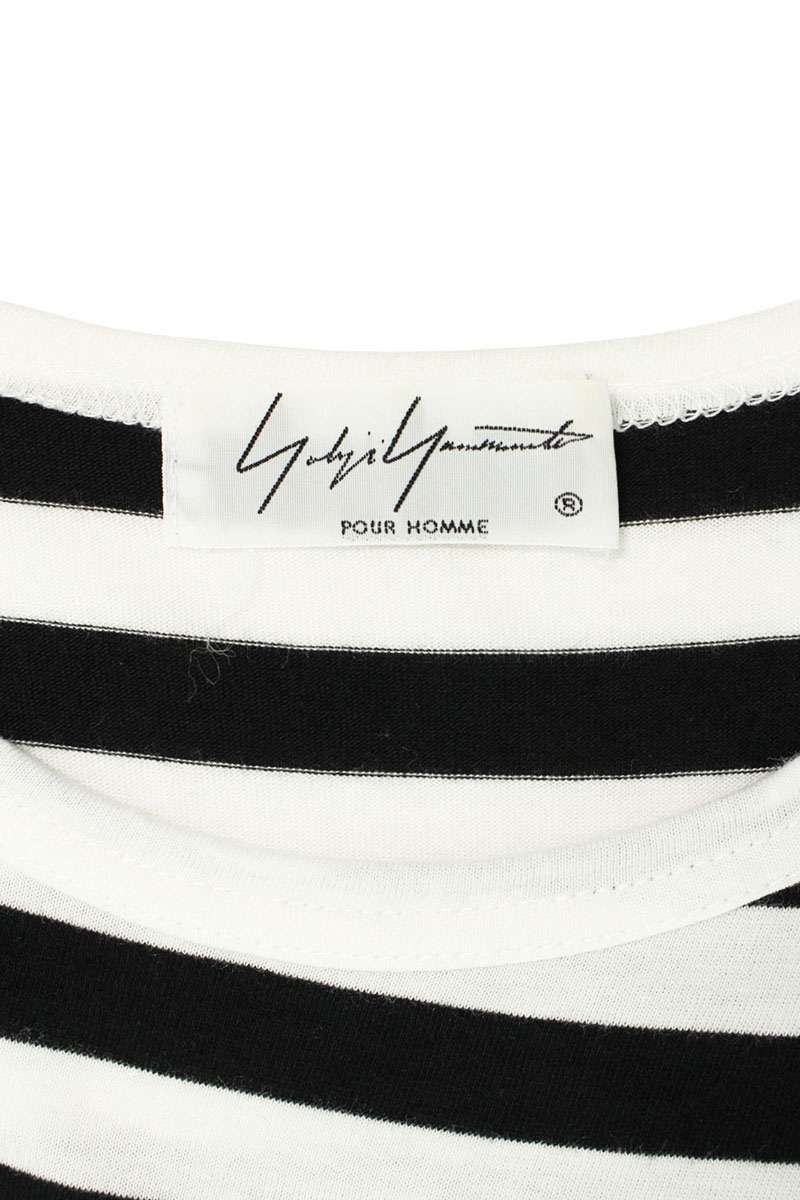 Yohji Yamamoto Yohji Yamamoto // Striped T-shirt Size US L / EU 52-54 / 3 - 3 Thumbnail