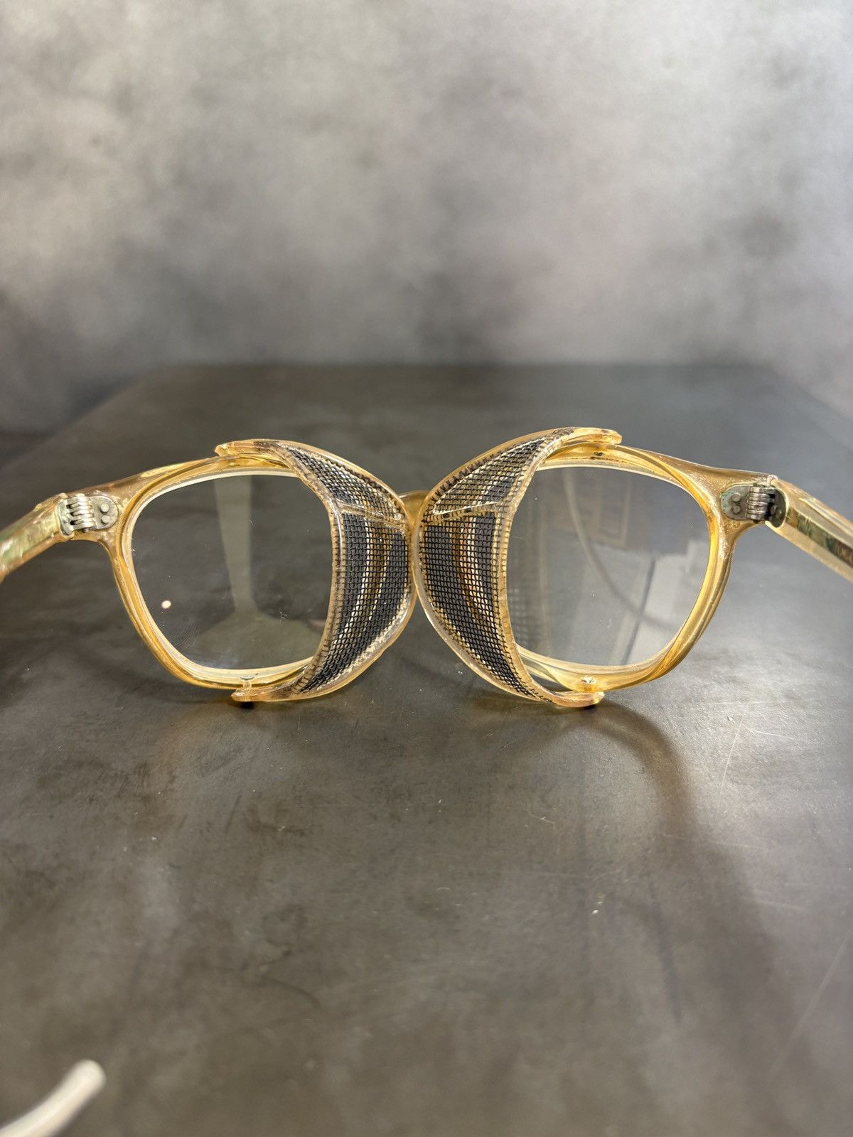 American Optical 1940s American Optical Safety Glasses WW2 Vintage Eye Frames Size ONE SIZE - 16 Thumbnail