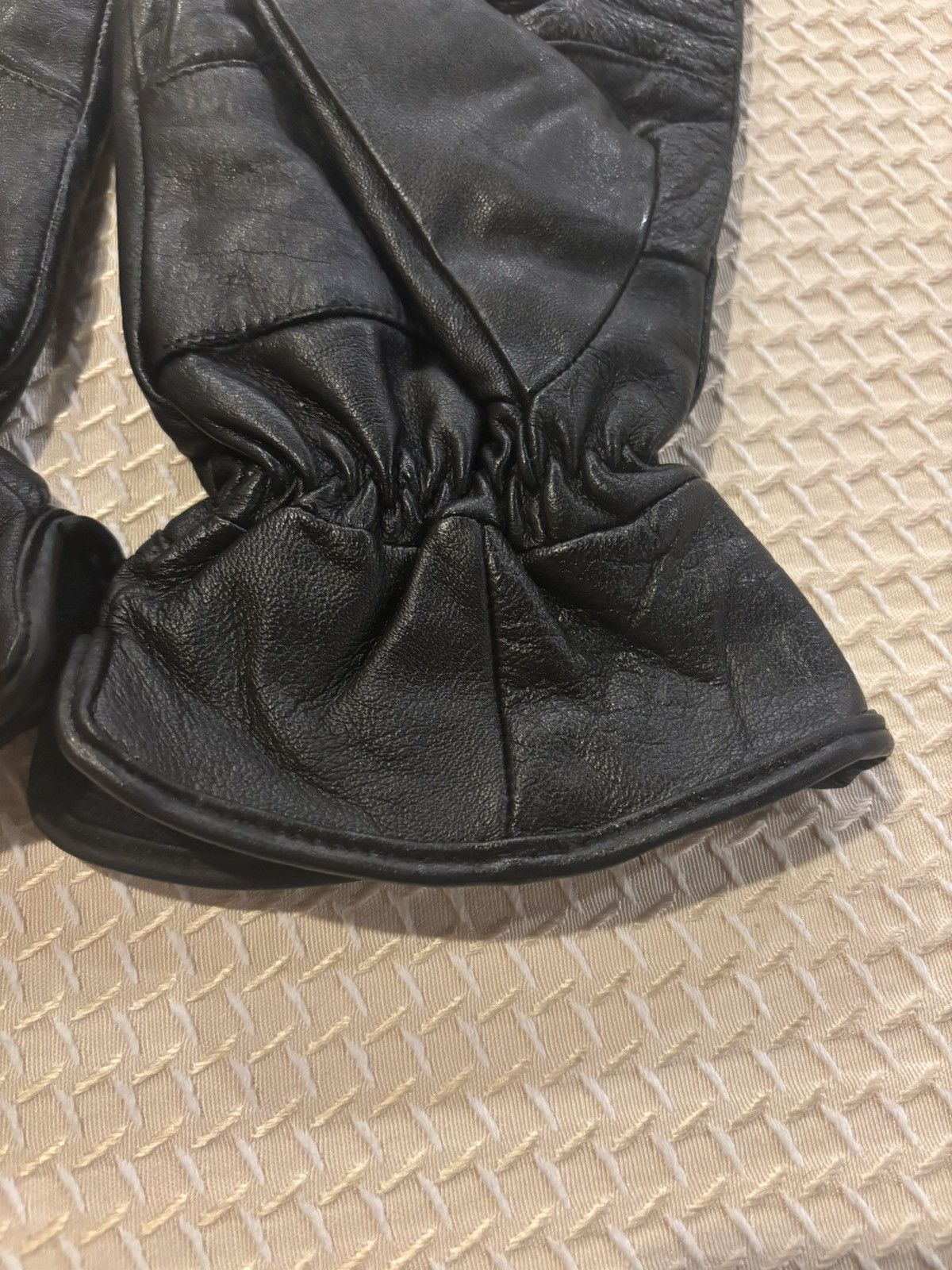 Other Black leather gloves.mm-222 Size ONE SIZE - 7 Thumbnail