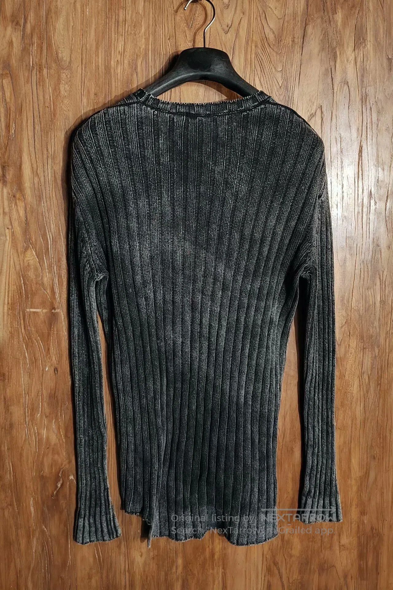 Gene Par Yukio Mishiba YUKIO MISHIBA Gray Knit Sweater. Size US M / EU 48-50 / 2 - 3 Thumbnail
