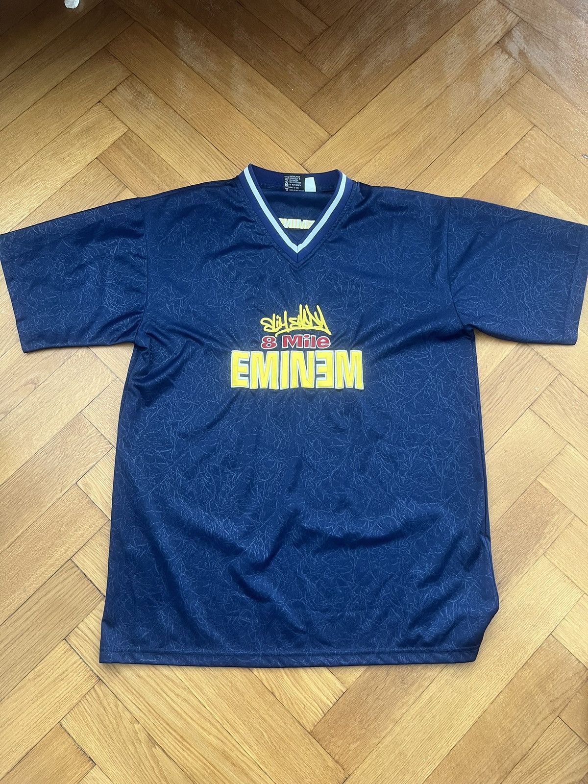 Eminem SUPER RARE Eminem 8 Mile promo Shady Jersey. Size US XL / EU 56 / 4 - 1 Thumbnail