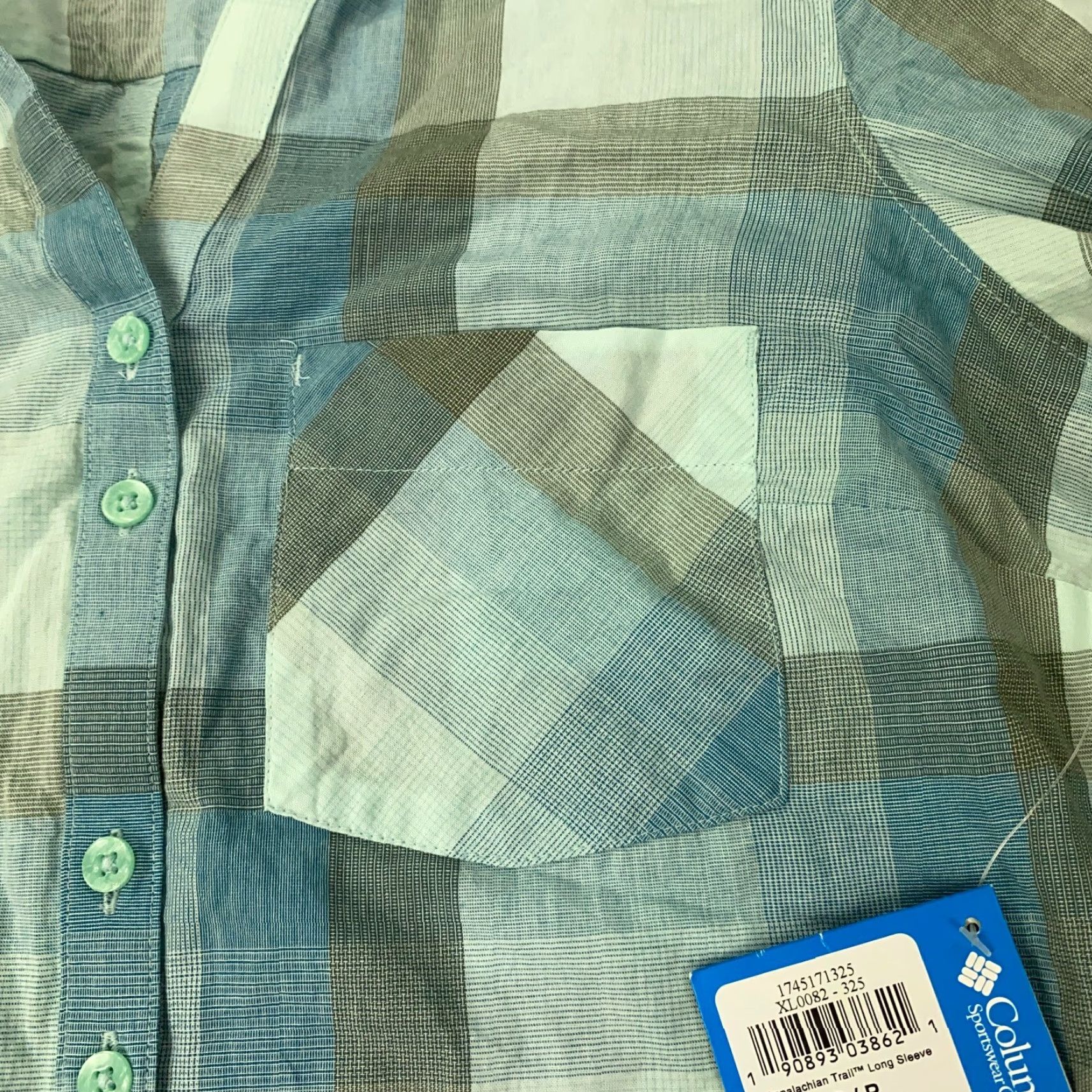 Vintage VINTAGE Columbia Women's Shirt Adult Small Green Plaid Long Sleeve Casual Outdoors Fall Winter Size S / US 4 / IT 40 - 4 Thumbnail