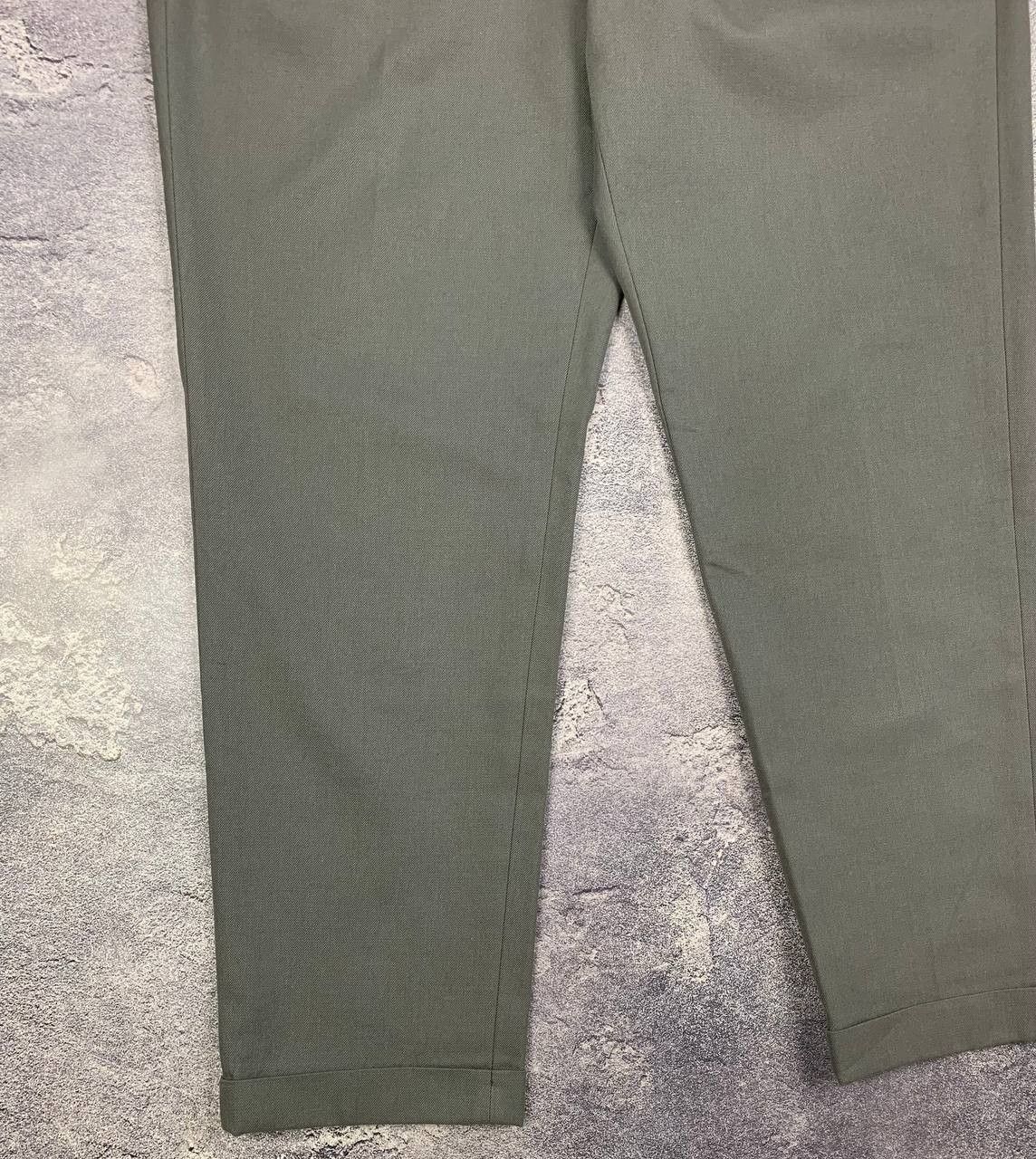 Allsaints AllSaints Gray Wool Blend Trousers W32 Tailored Cropped Fit Size US 34 / EU 50 - 4 Thumbnail
