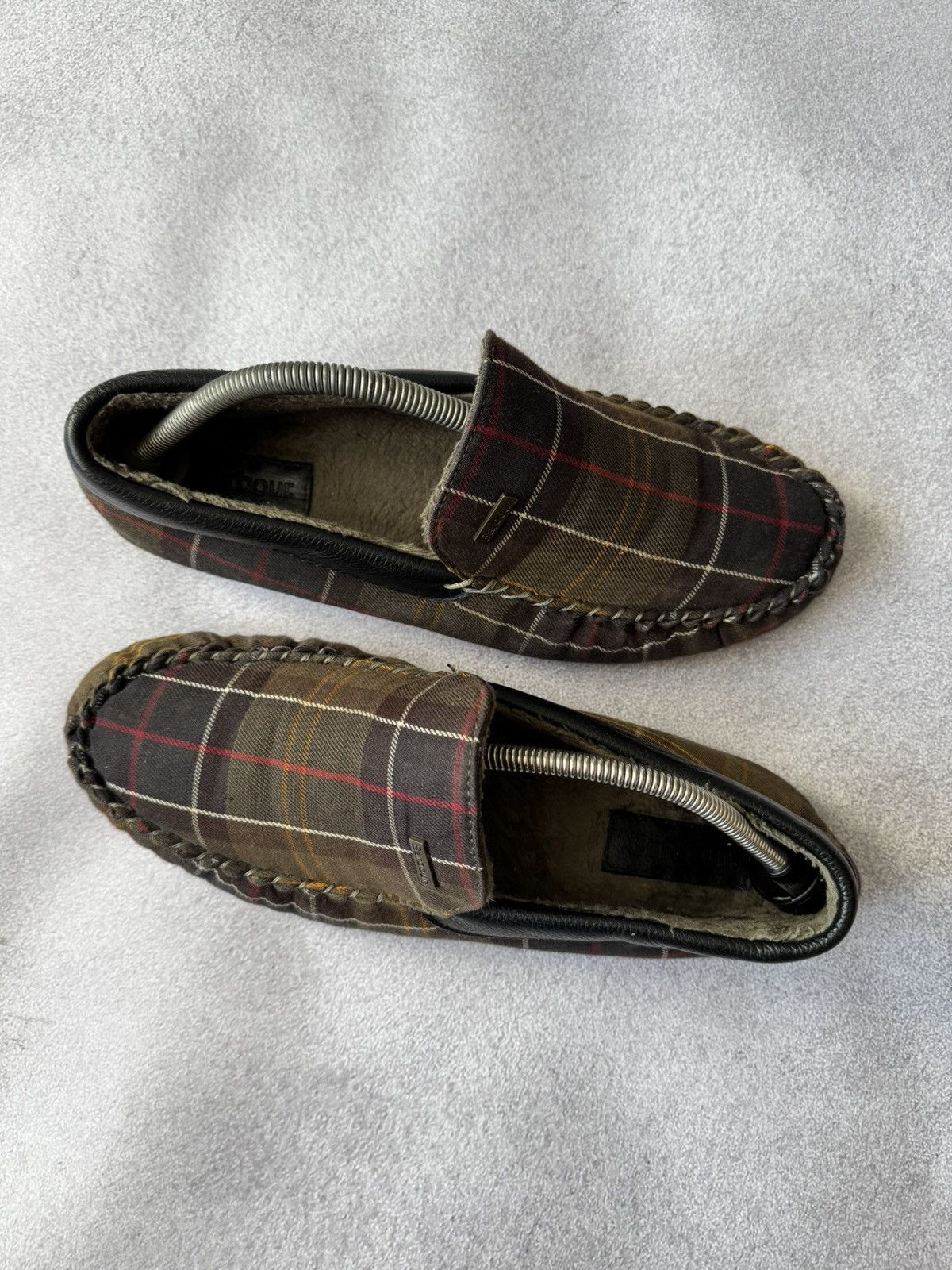 Barbour Barbour Slippers Shoes 44 size Mono big logo Size US 10.5 / EU 43-44 - 4 Thumbnail