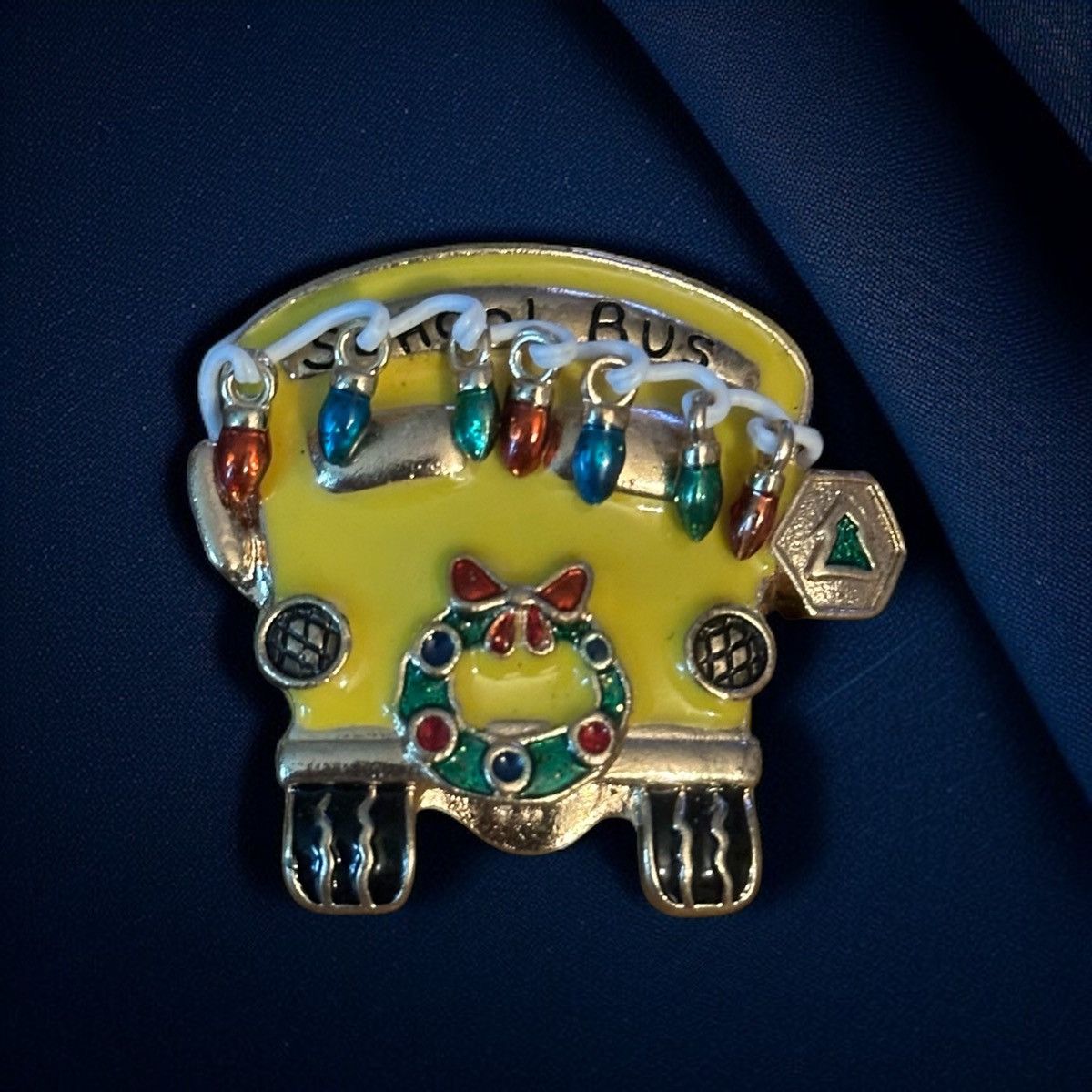 Other Christmas yellow school bus brooch Size ONE SIZE - 1 Thumbnail