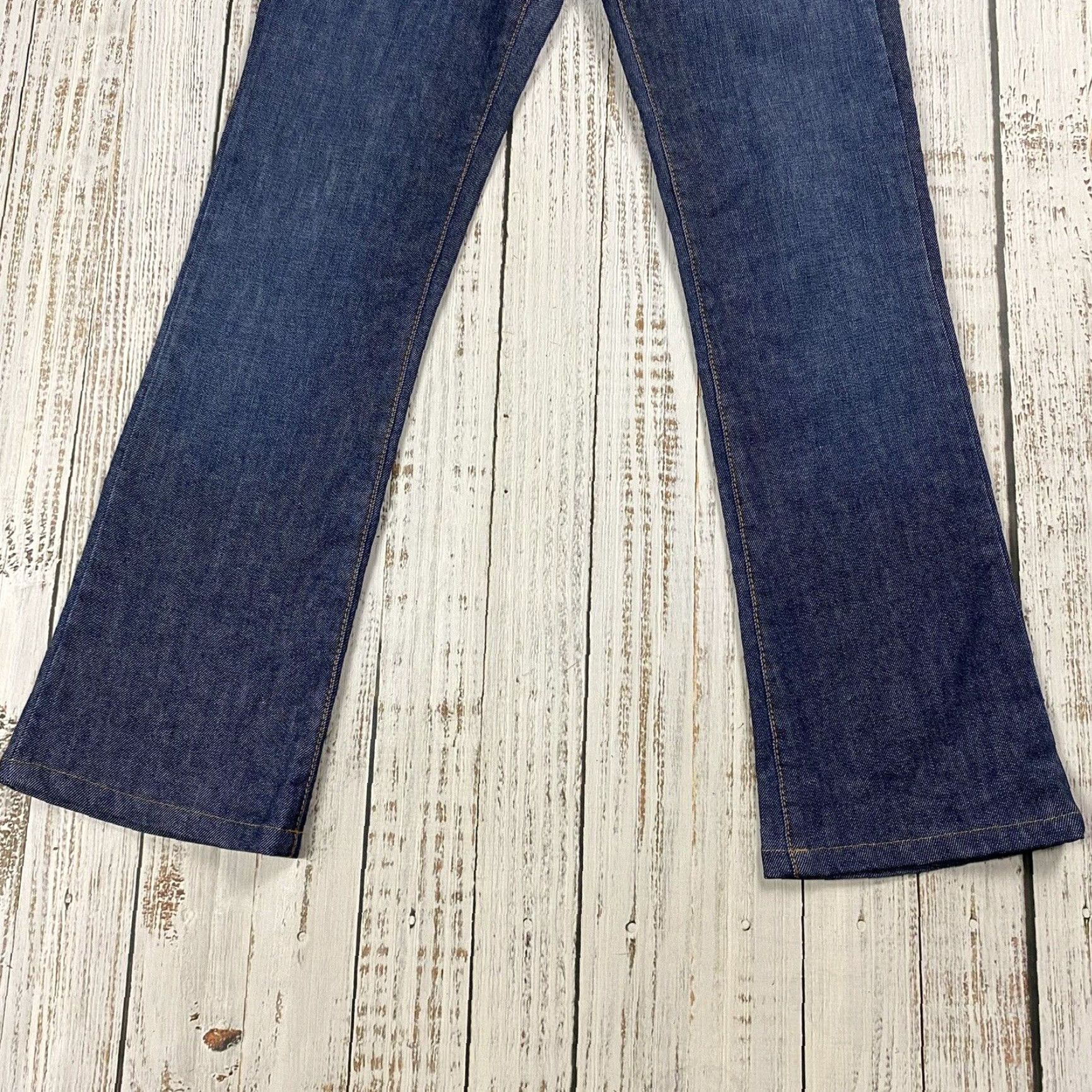 Lilly Pulitzer Lilly Pulitzer Women's Bootcut Flare Jeans Size 2 Dark Wash Cotton Denim 30" Inseam Size 26" / US 2 / IT 38 - 3 Thumbnail