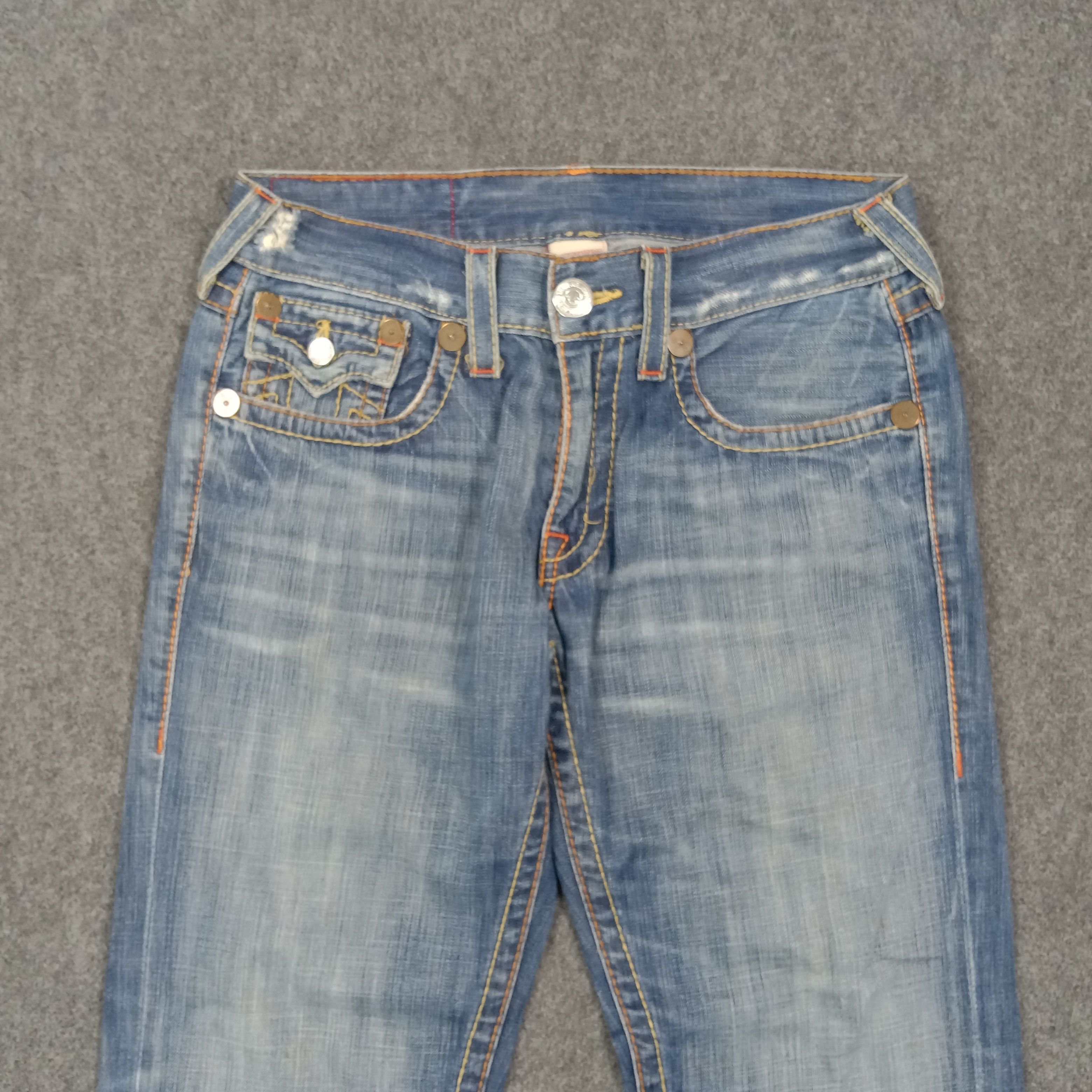 True Religion True Religion American Blue Baggy Denim Jeans C280N28 Size US 33 - 6 Thumbnail