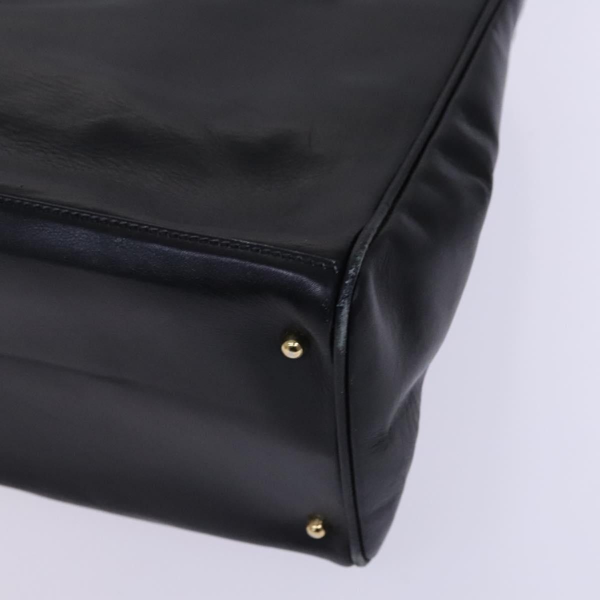 Gucci GUCCI Bamboo Hand Bag Leather Black Gold 002 2855 0322 0 Size ONE SIZE - 12 Thumbnail