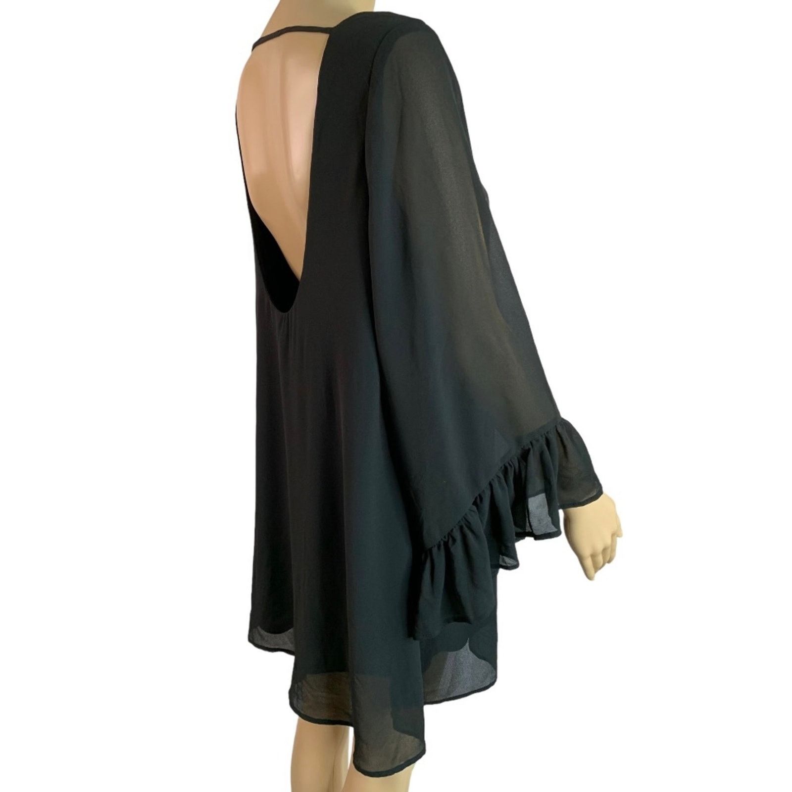 Show Me Your MuMu Show Me Your Mumu Boomerang Low Back Black Mini Dress Size S Size XS / US 0-2 / IT 36-38 - 6 Thumbnail