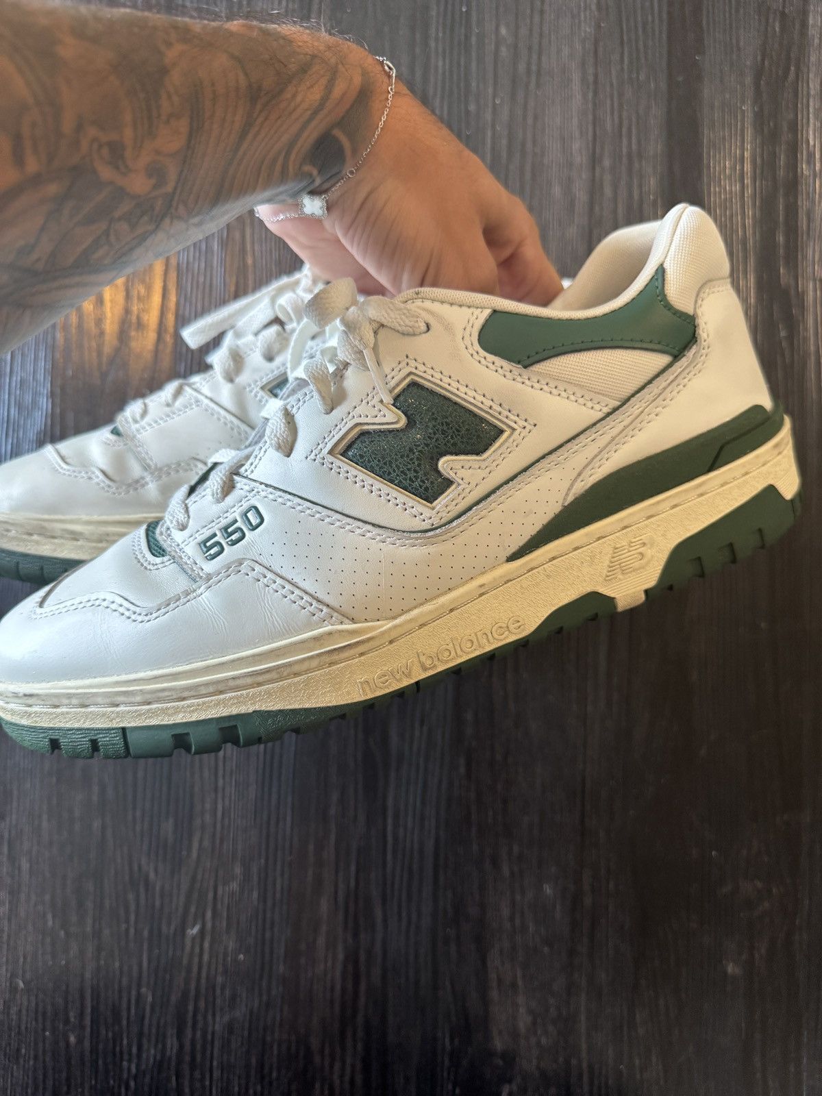 Aime Leon Dore × New Balance aime leon dore new balance 550 evergreen size 11 mens Size US 11 / EU 44 - 3 Thumbnail