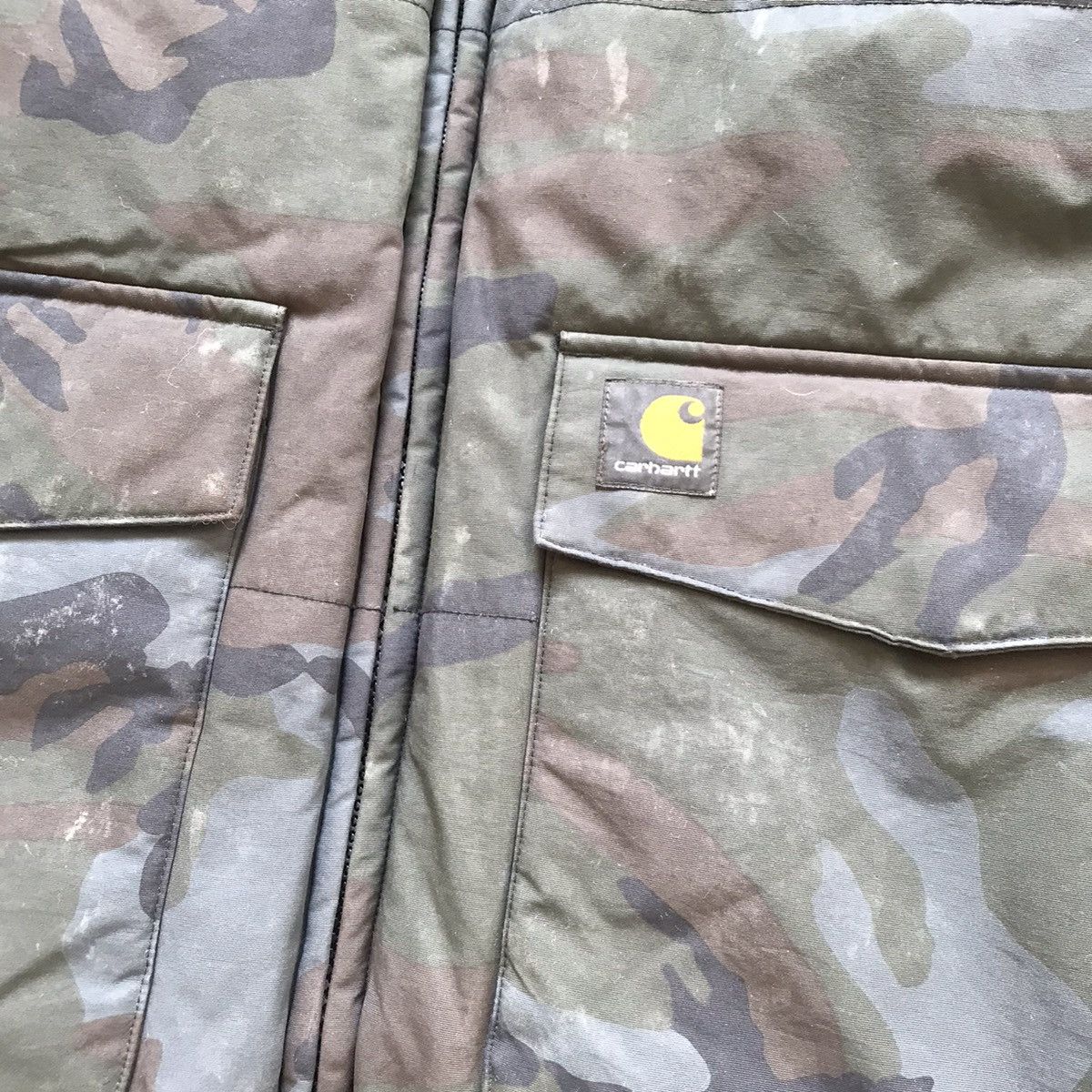 Vintage Vintage Carhartt Camo Quilted Jacket Streetwear Y2K Boxy XXL Size US XXL / EU 58 / 5 - 4 Thumbnail