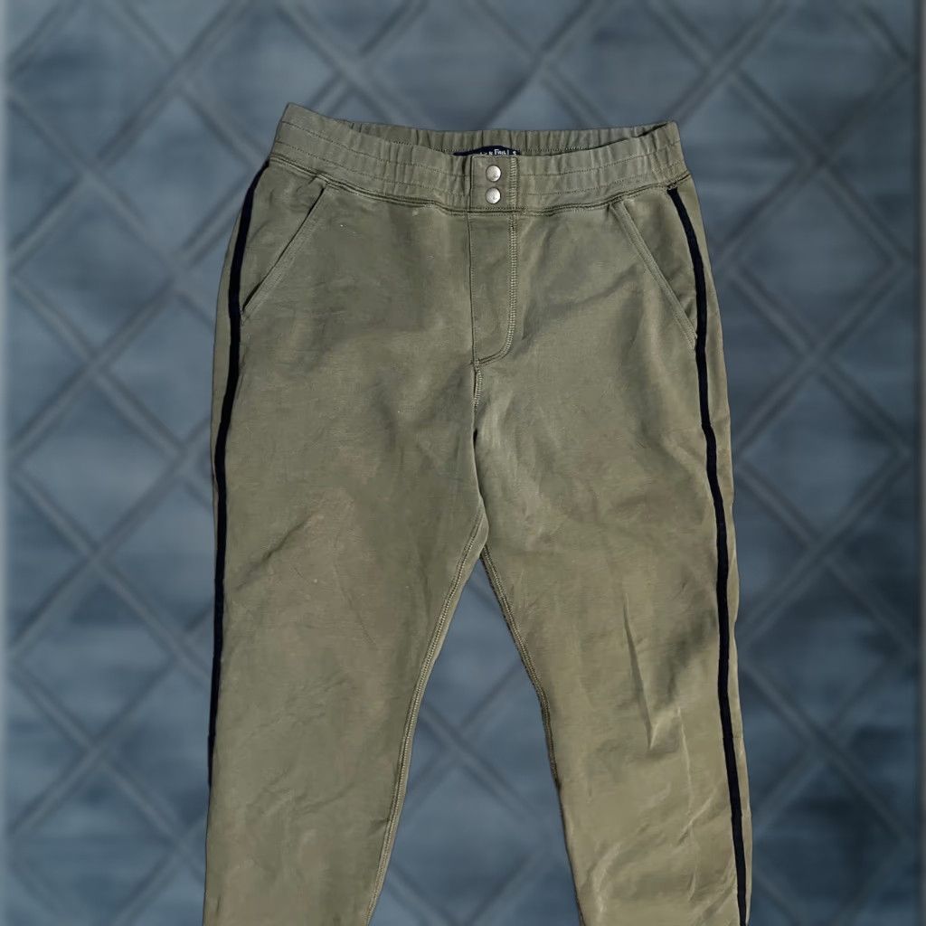 Abercrombie & Fitch Abercrombie & Fitch Women’s Sz Small Green Pull On Pants Zippers Size 28" / US 6 / IT 42 - 1 Thumbnail