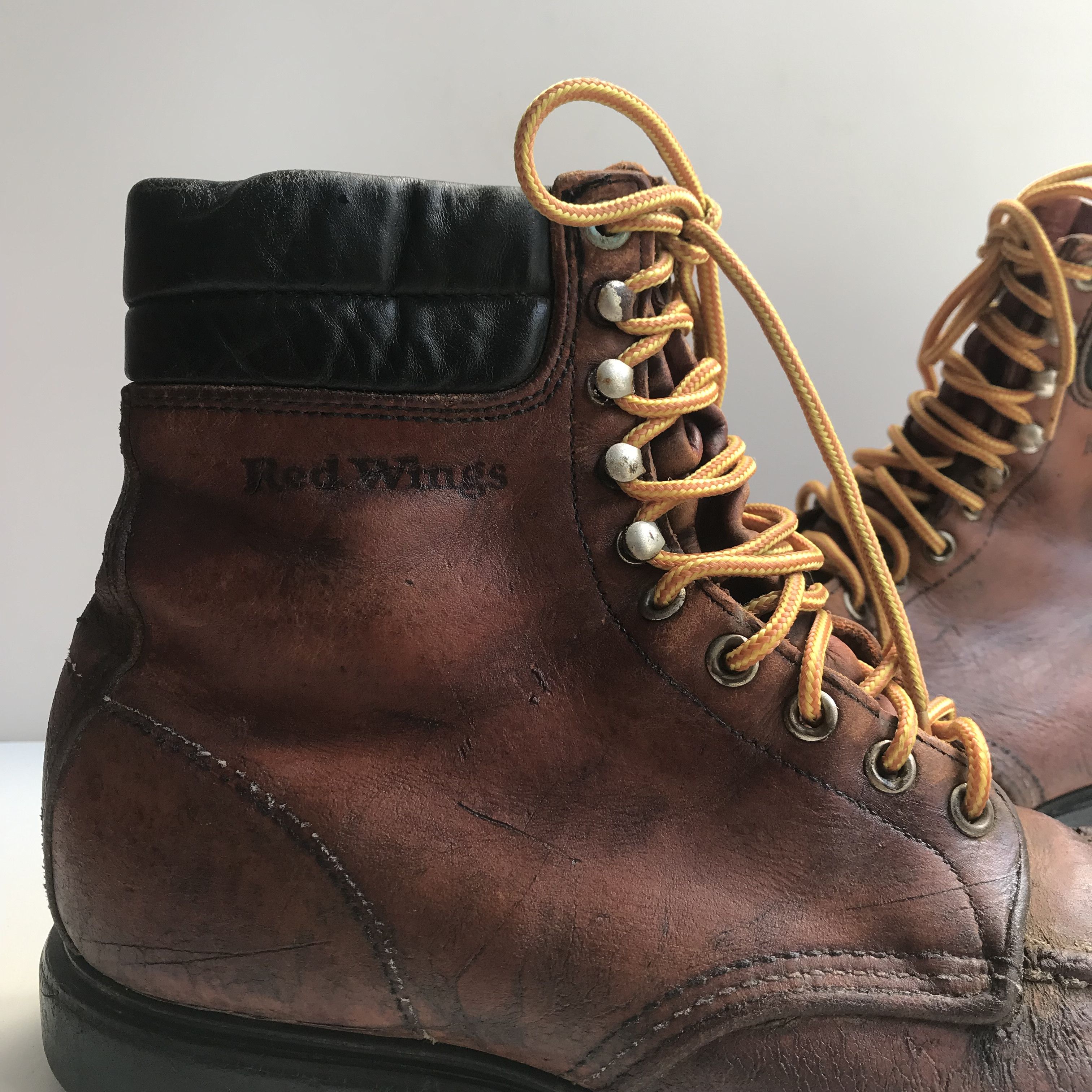 Red Wing Vintage Red Wing 204 Leather SuperSole Moc Toe Ankle Boots Size US 10 / EU 43 - 2 Thumbnail