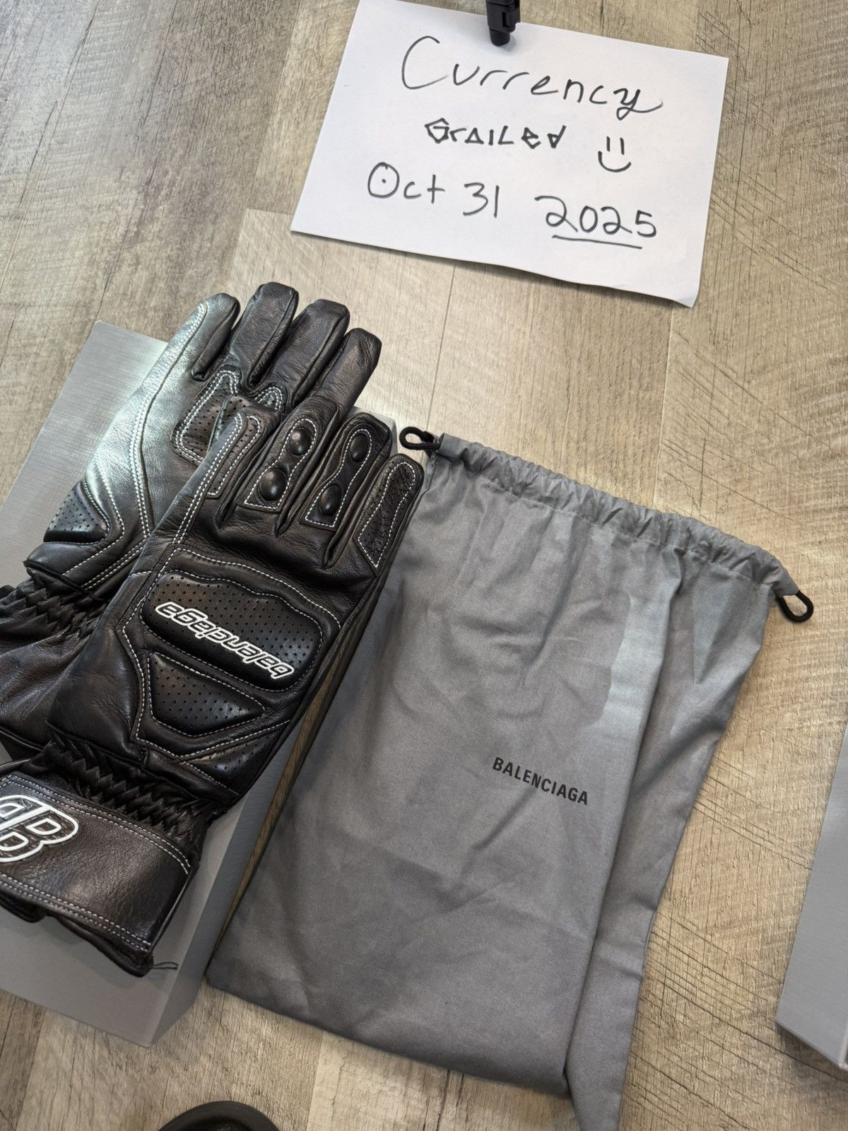 Balenciaga Balenciaga BB moto gloves Size ONE SIZE - 12 Thumbnail