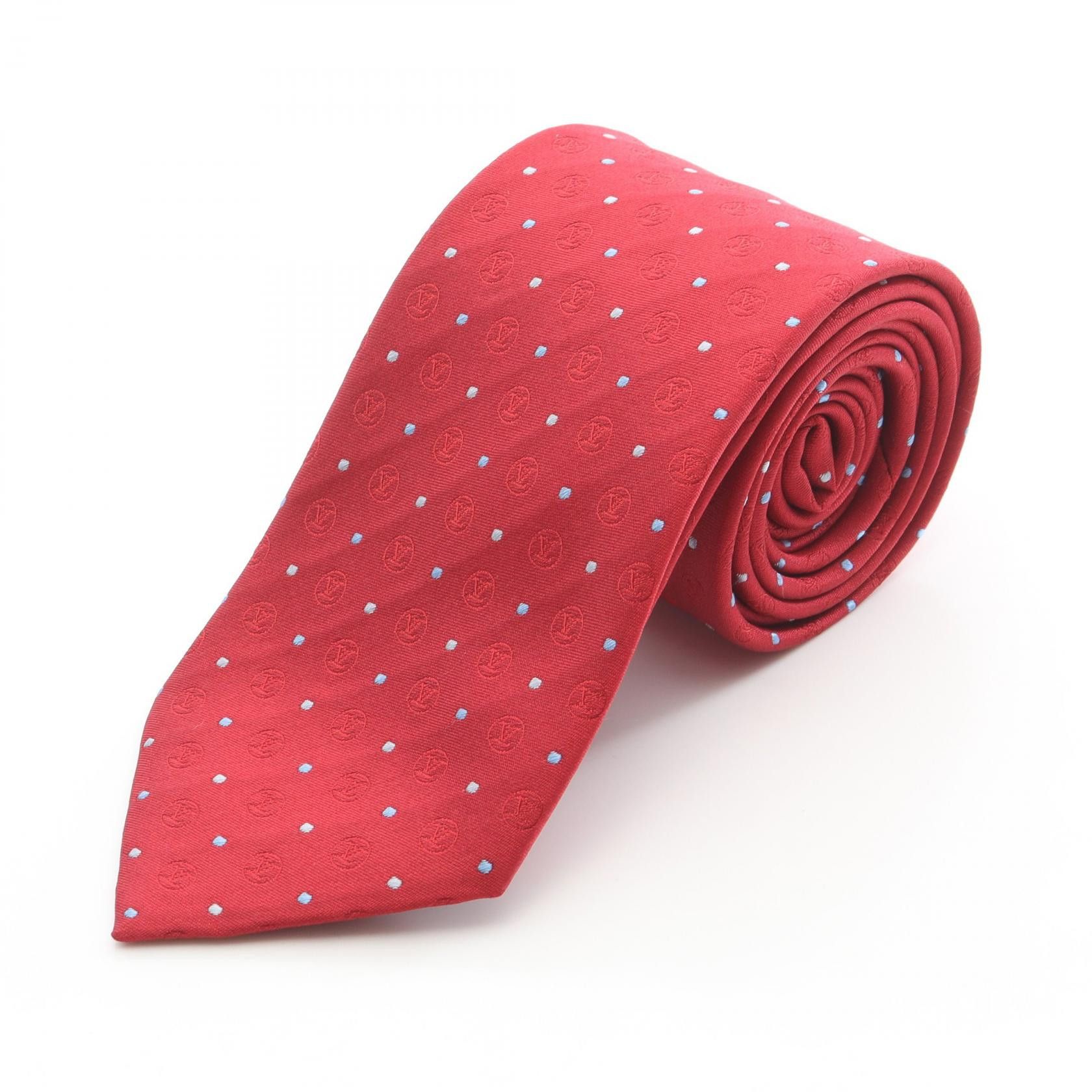 Louis Vuitton Louis Vuitton Louis Vuitton Silk Tie Textile Necktie M70183 DUTY FREE for USA Size ONE SIZE - 1 Thumbnail