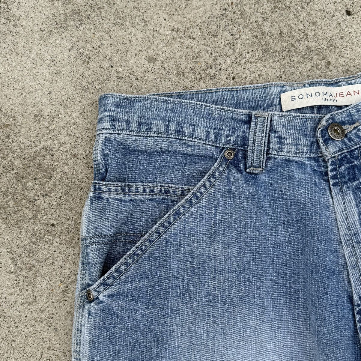 Sonoma × Vintage Vintage Y2K Sonoma Jeans Men’s Rap Denim Baggy Shorts Size US 34 / EU 50 - 3 Thumbnail