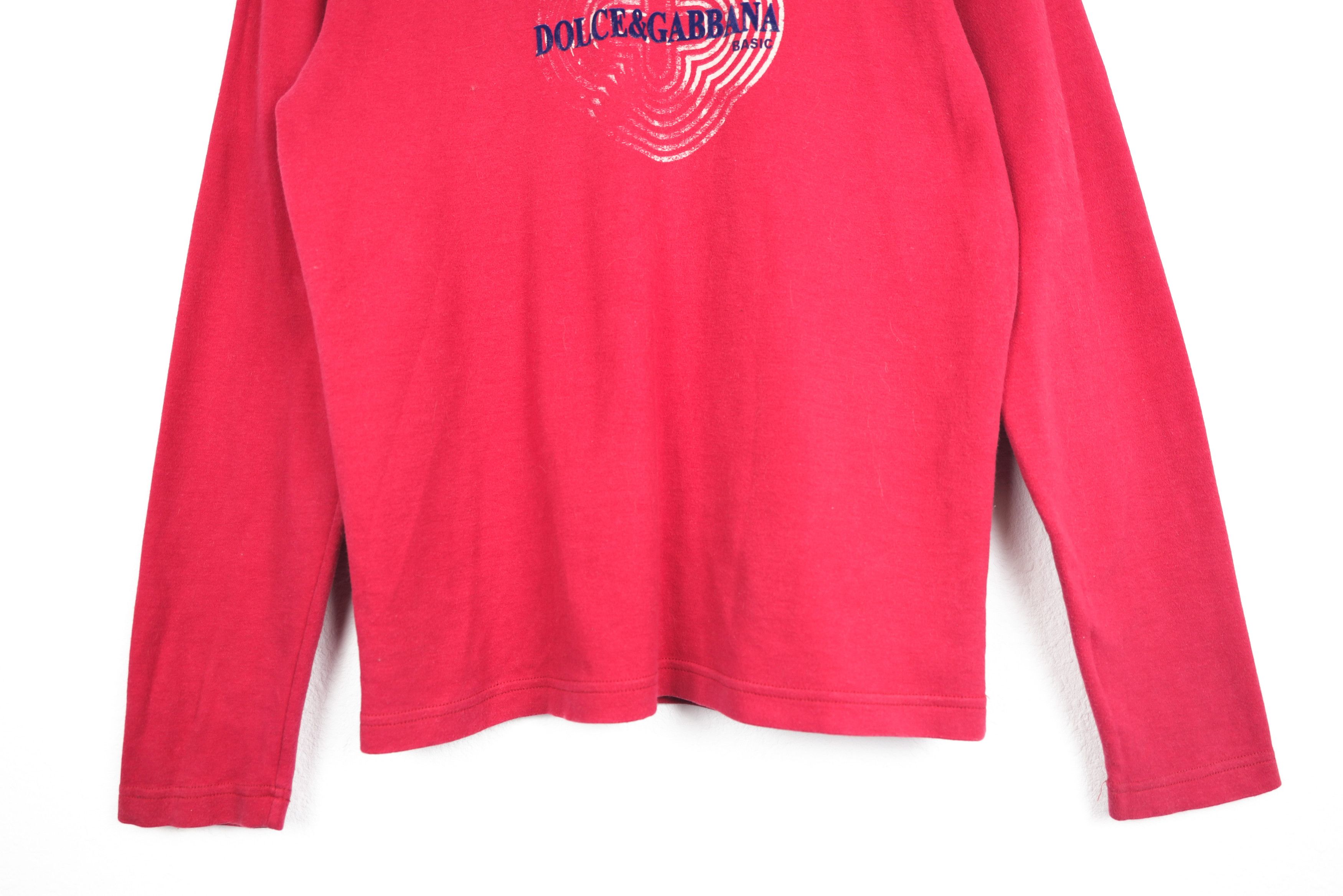 Dolce & Gabbana Vintage Dolce & Gabbana Big Logo Crew Long Sleeve T-shirt Size US M / EU 48-50 / 2 - 3 Thumbnail