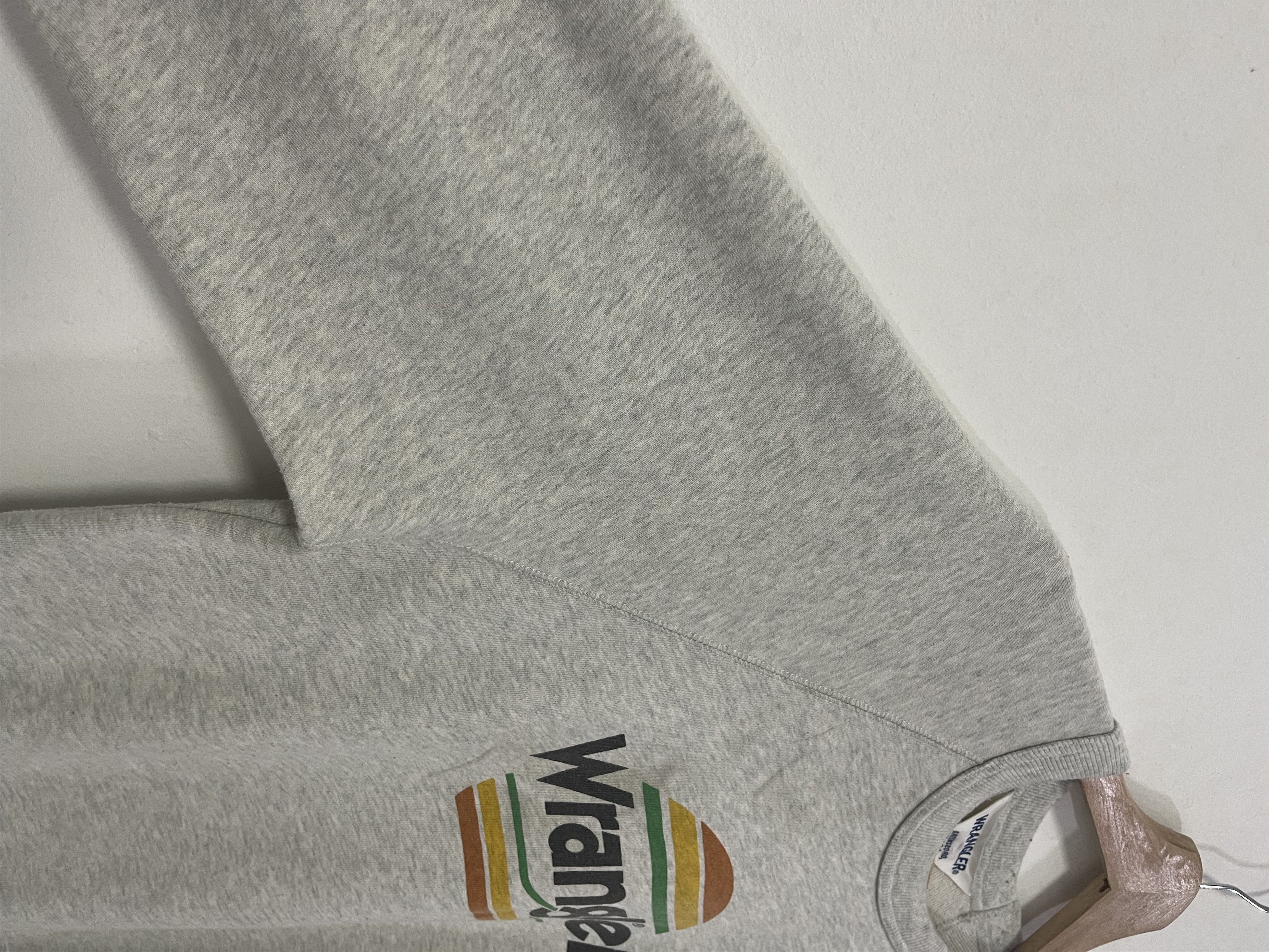 Vintage × Wrangler Vintage Wrangler Spellout Printed Logo Crewneck Sweatshirt Size US S / EU 44-46 / 1 - 5 Thumbnail